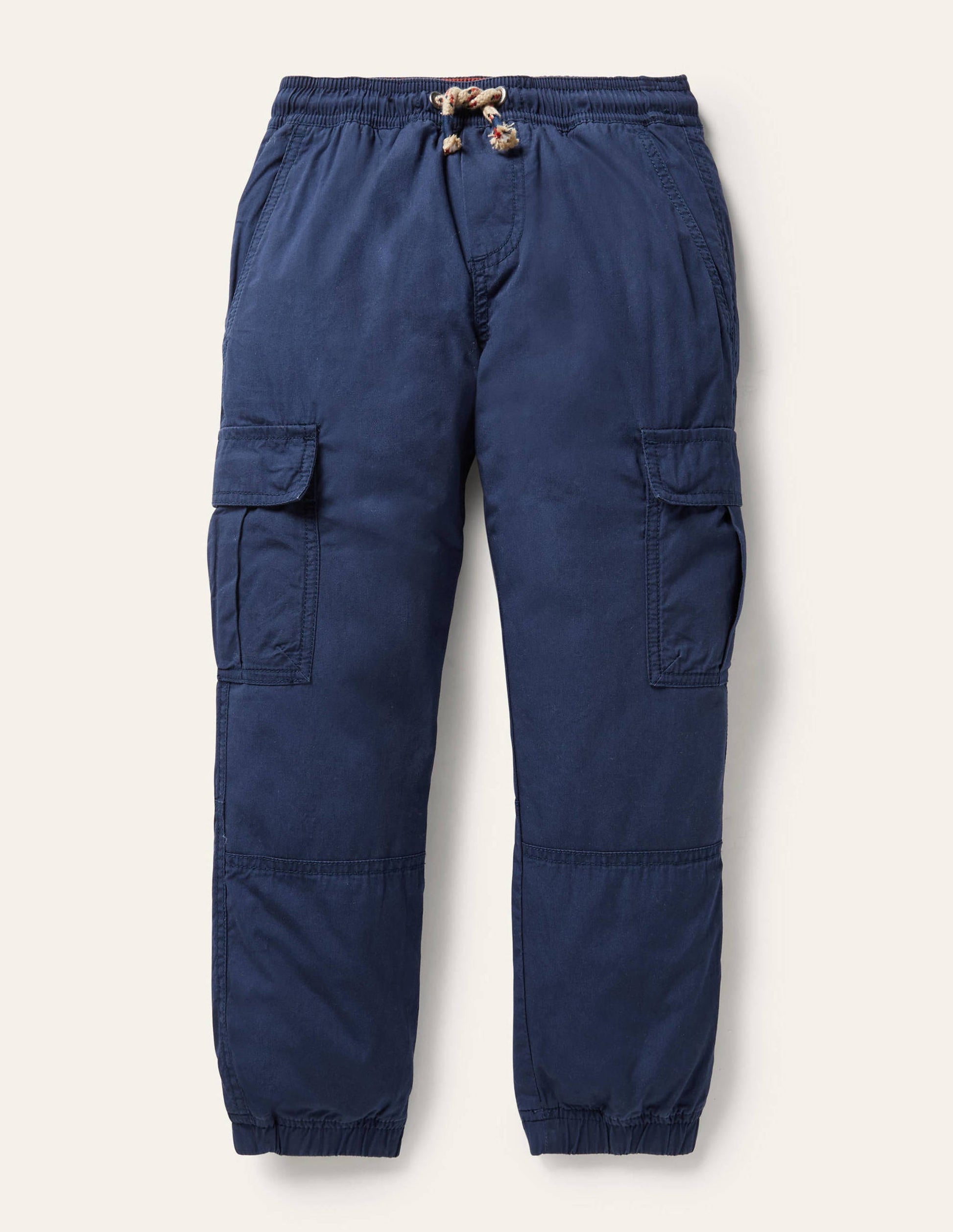 Lined Utility Cargo Pants-College Navy-1