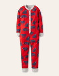 Cosy Sleep All-in-one-Rockabilly Red Bears
