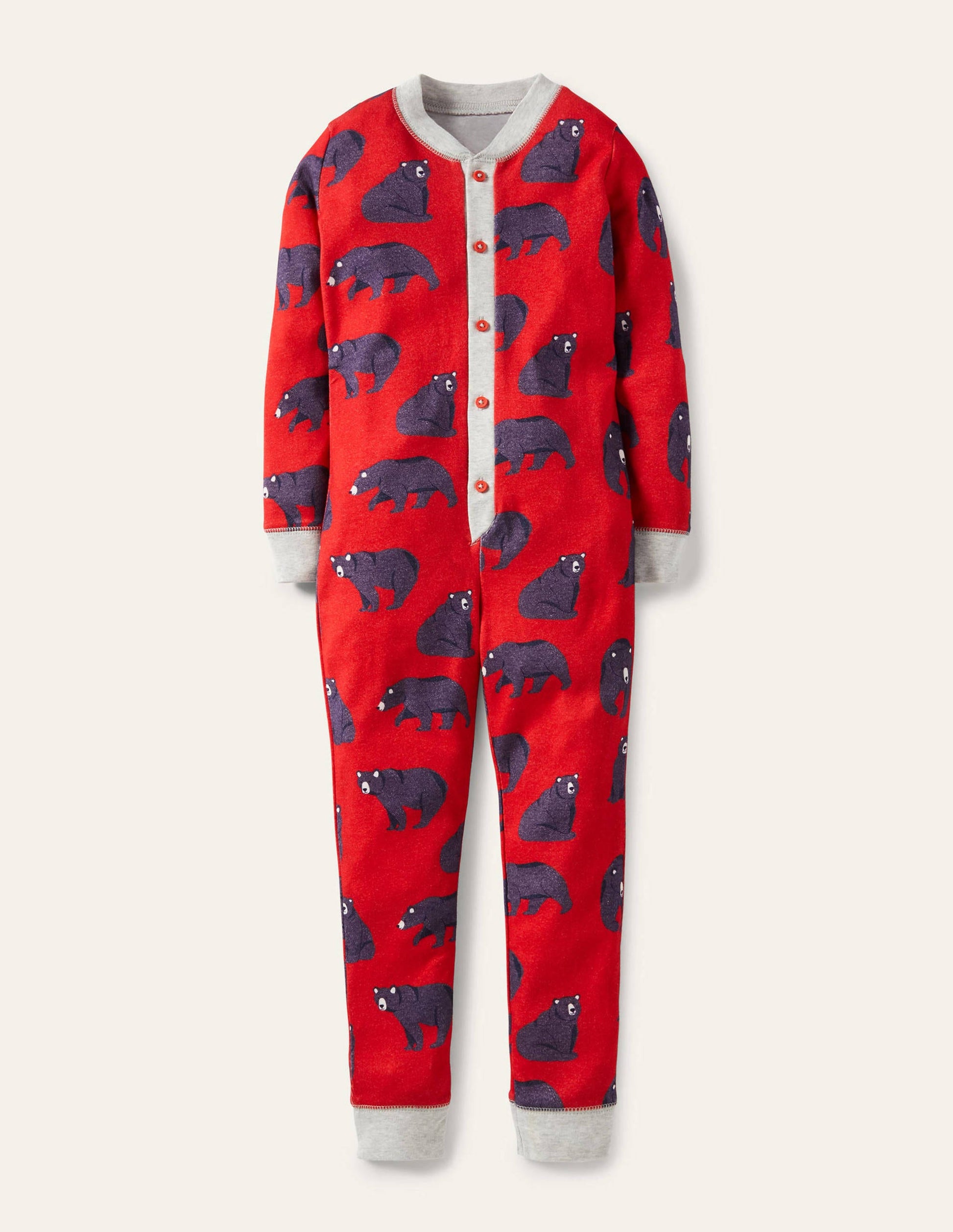 Cosy Sleep All-in-one-Rockabilly Red Bears-1
