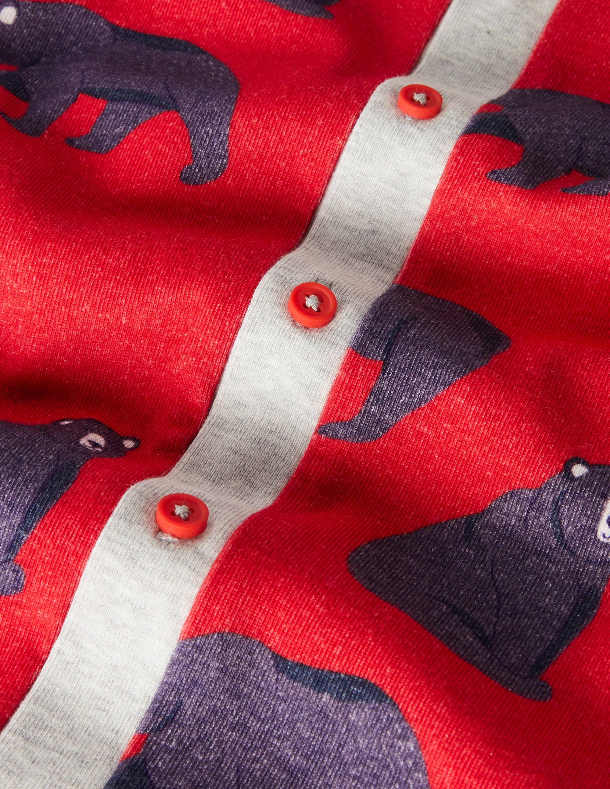 Cosy Sleep All-in-one-Rockabilly Red Bears - Image 3