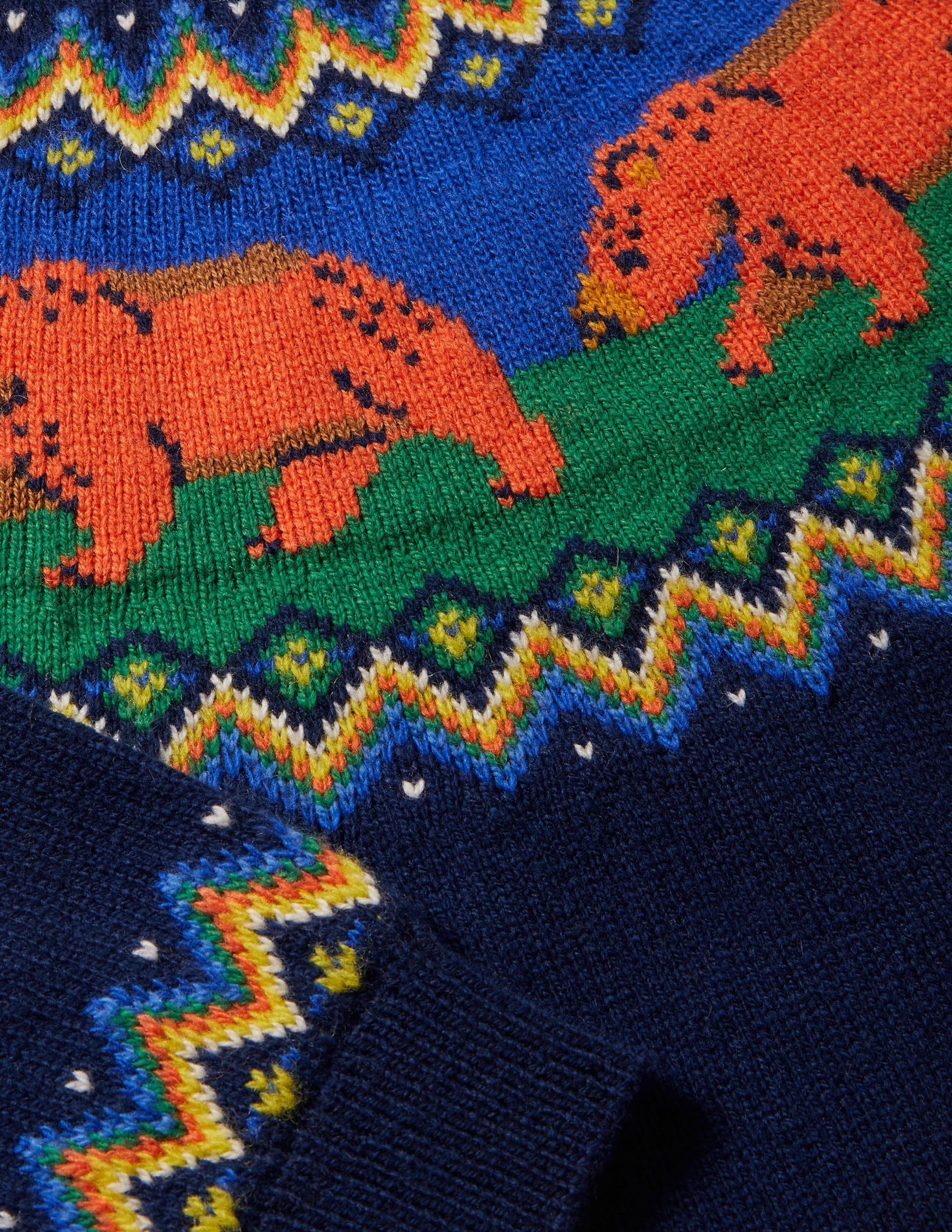Fair Isle Crew Sweater-College Navy Bears - Image 3