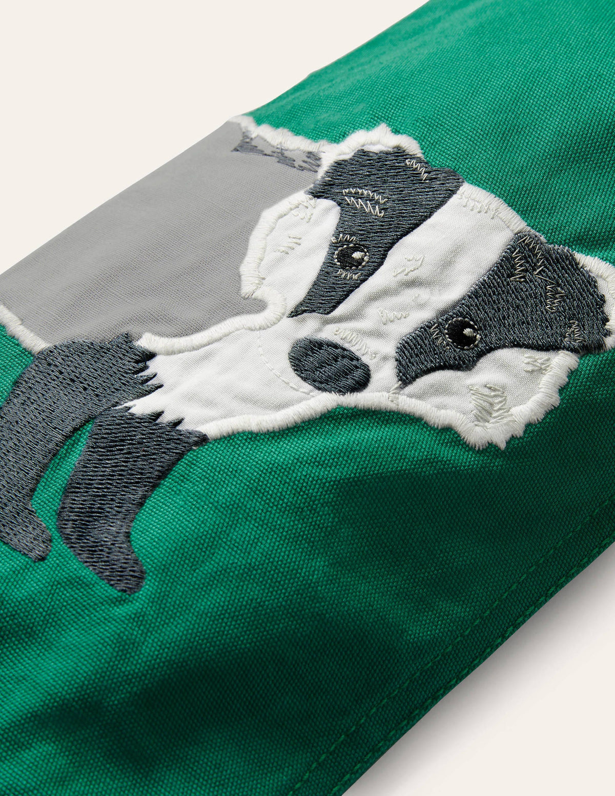 Appliqué Pull-on Pants-Forest Green Woodland - Image 3
