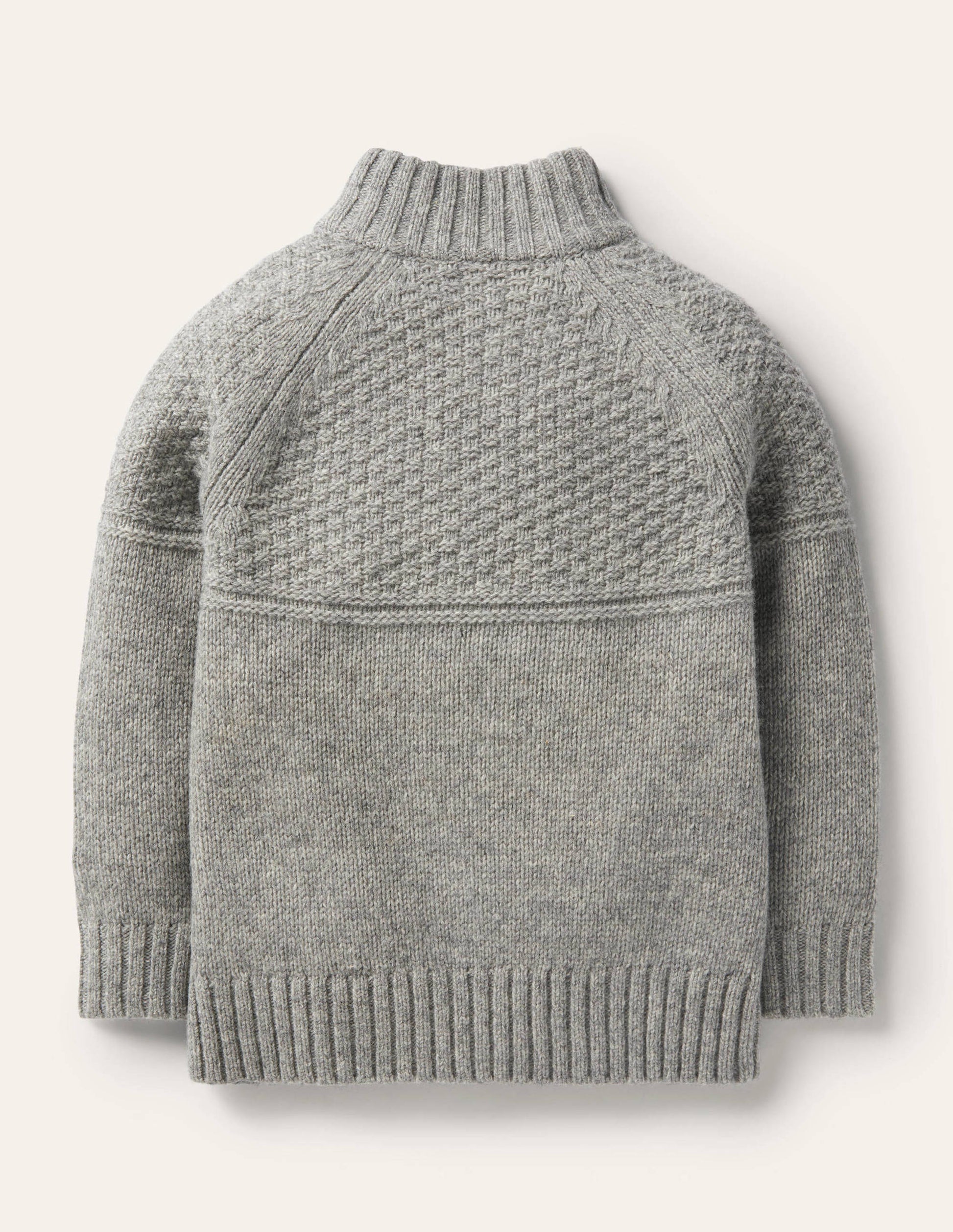 Half-zip sweater-Grey Marl-2