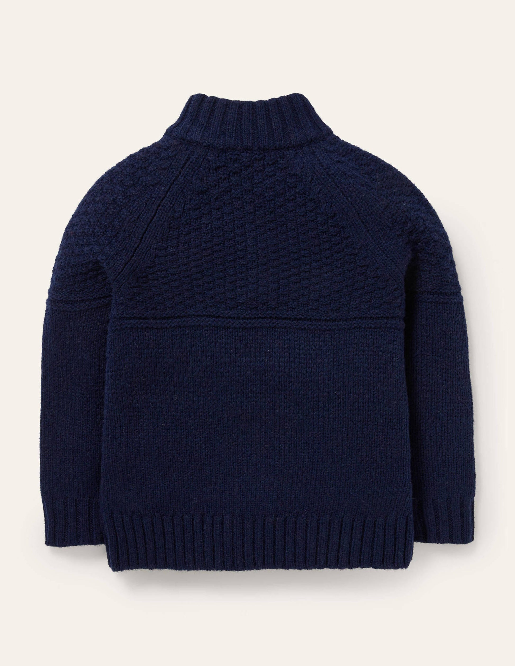 Half-zip sweater-College Navy-2