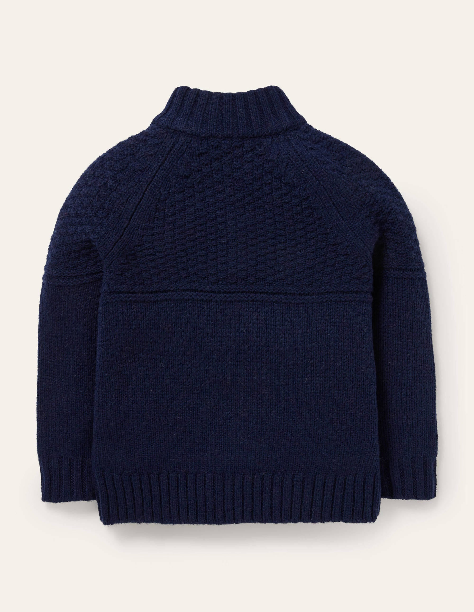 Half-zip sweater-College Navy - Image 2