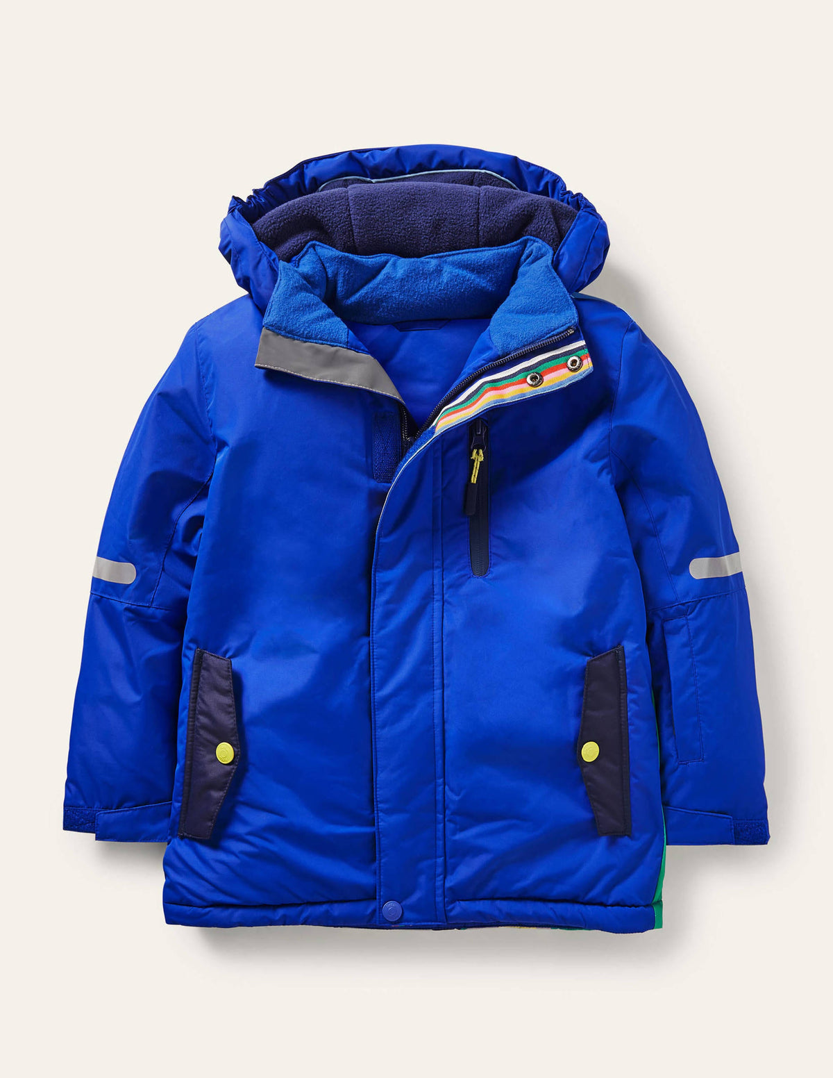 All-weather Waterproof Jacket-Brilliant Blue Star - Image 1