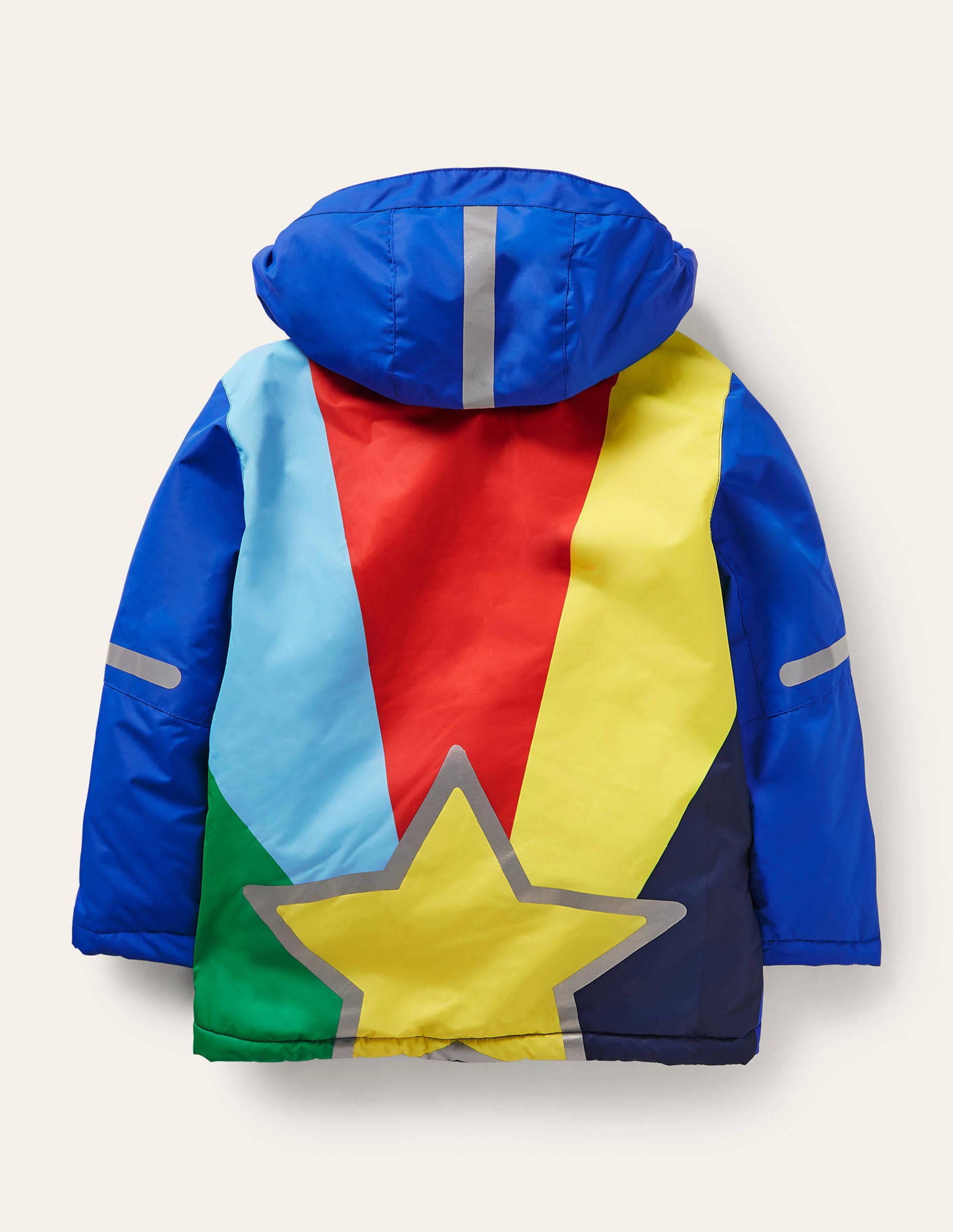 All-weather Waterproof Jacket-Brilliant Blue Star - Image 2