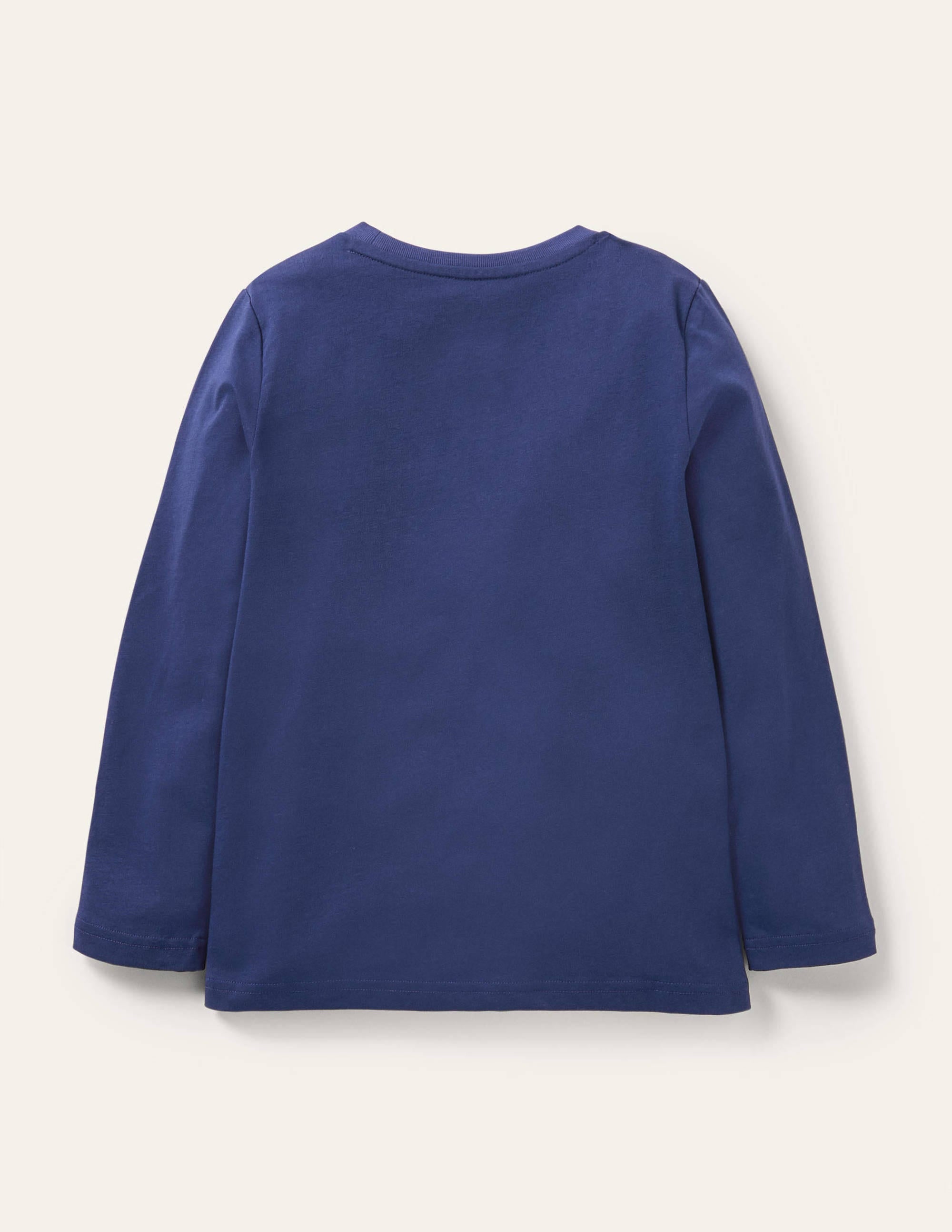 Glowing Magical T-shirt-College Navy Fireworks - Image 2