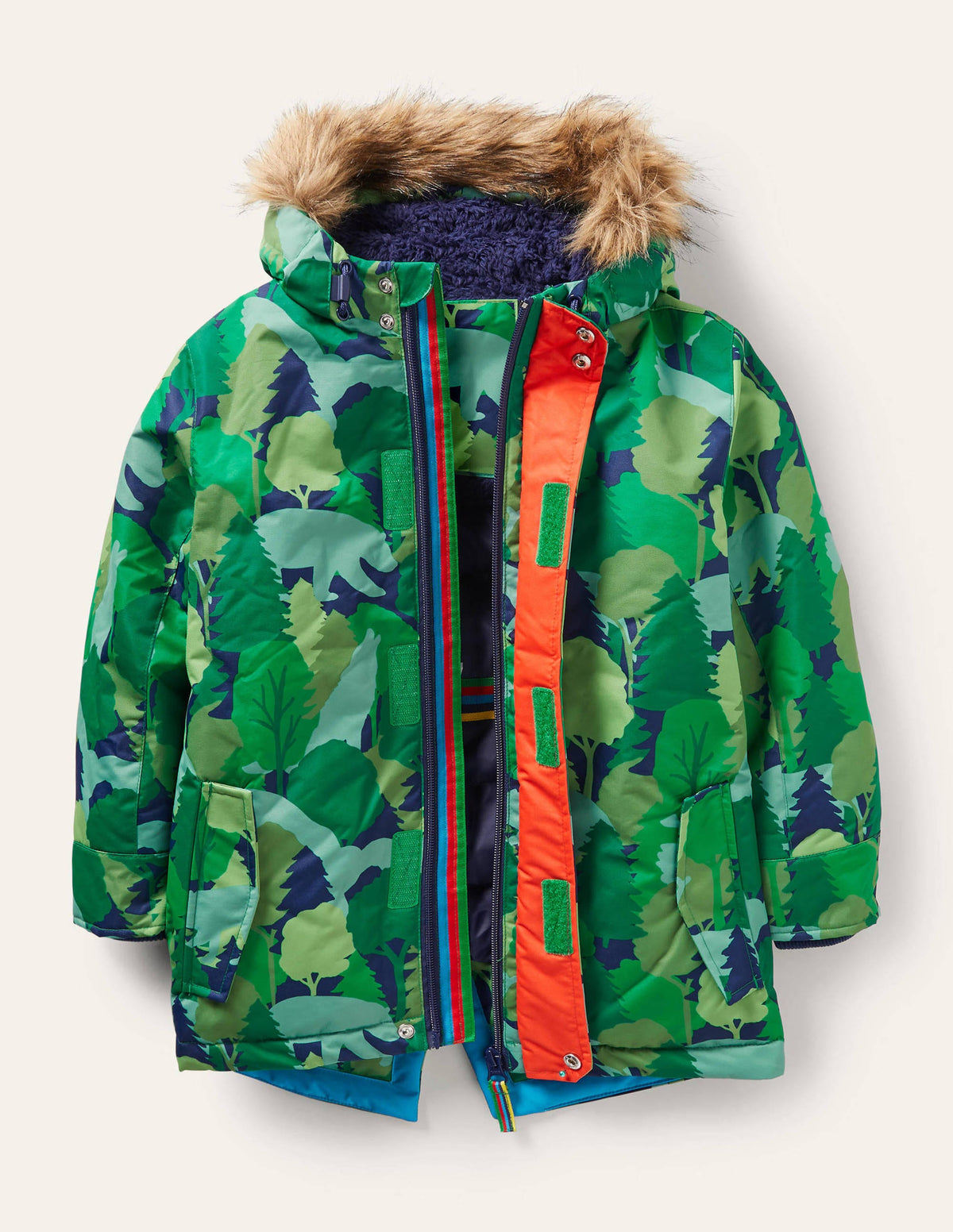 Waterproof 4-in-1 Parka-Forest Woodland Camo - Image 5