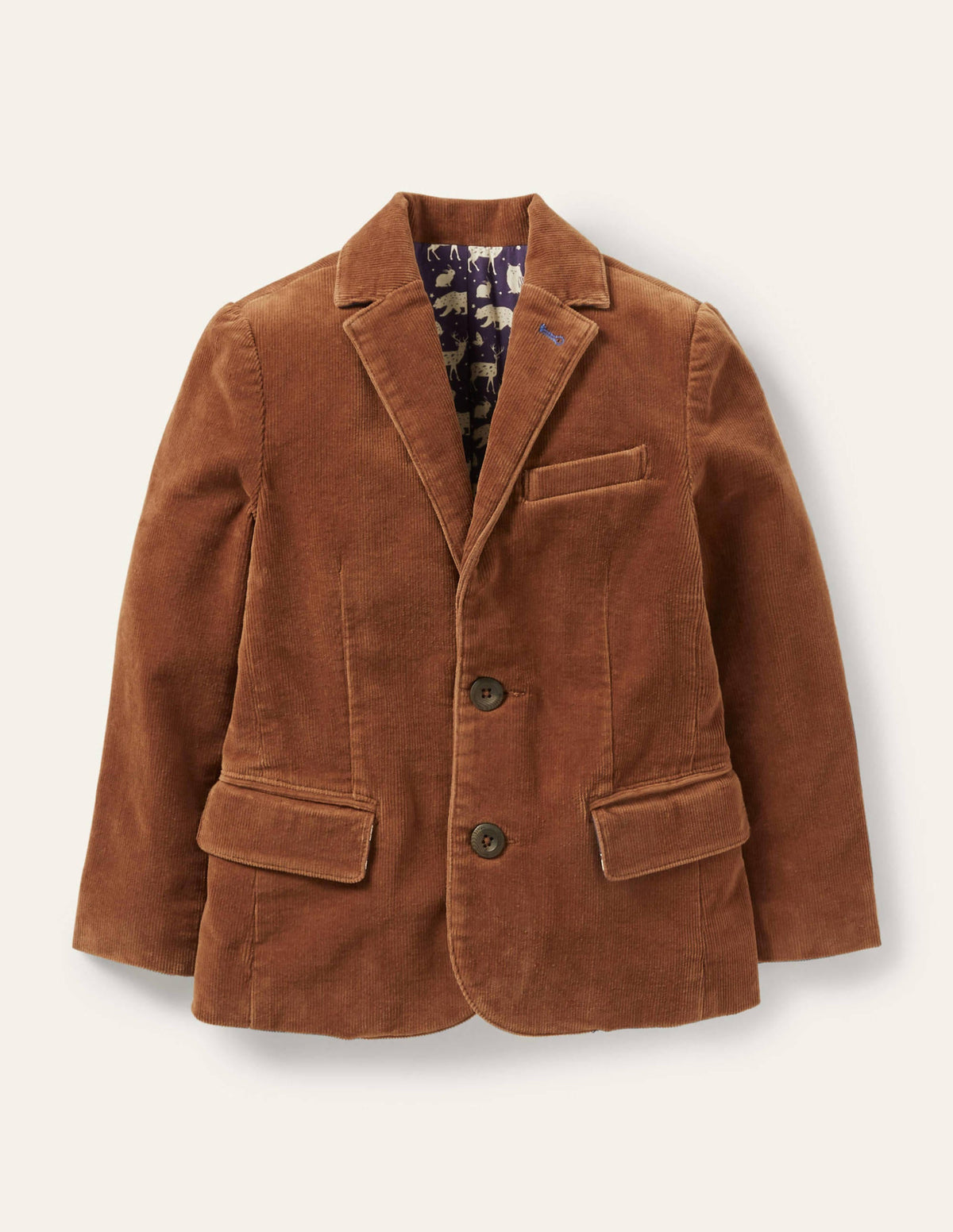 Cord Party Blazer-Terrier Brown - Image 1