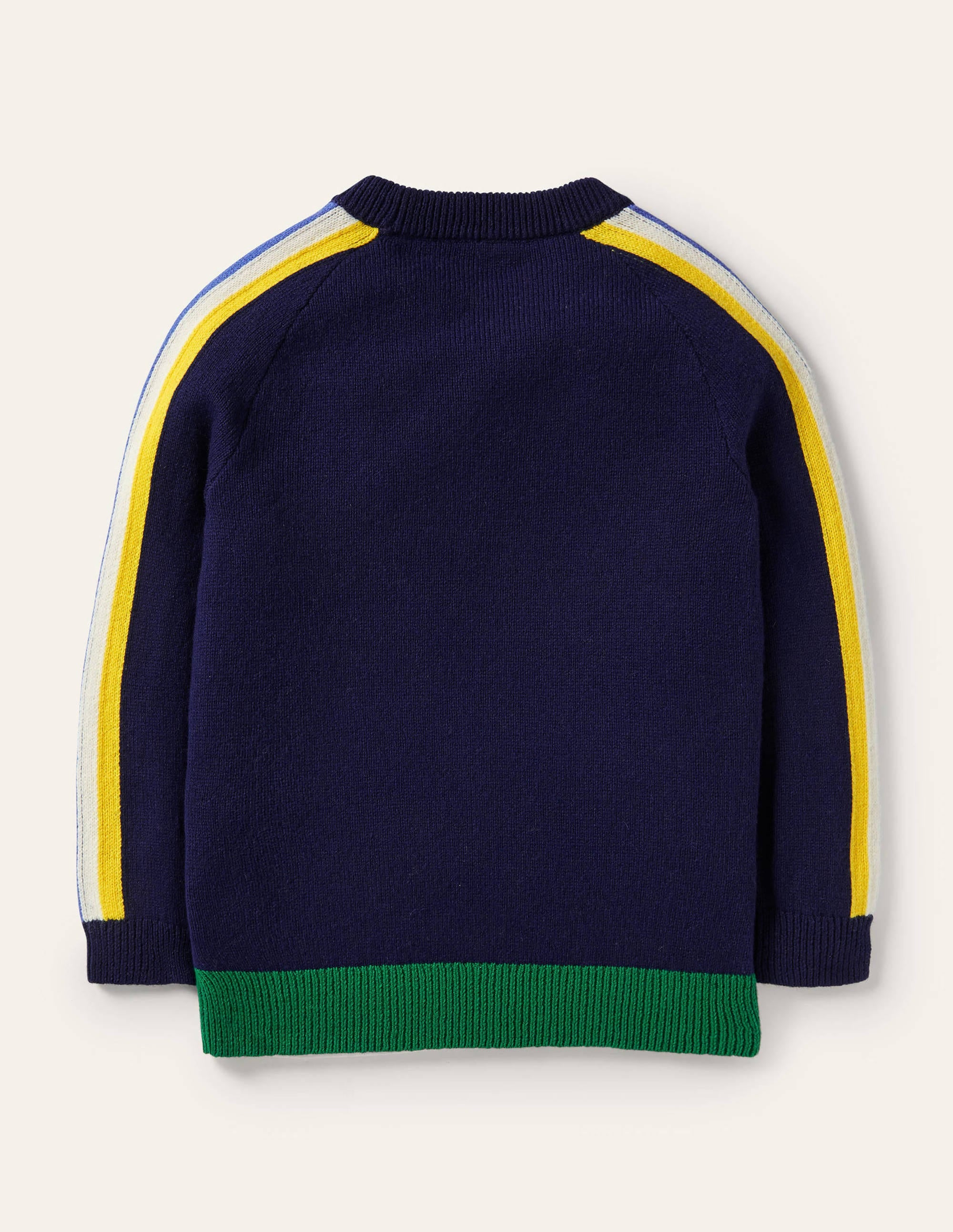 Graphic Dragon Crew Sweater-College Navy Rainbow Castle - Image 2