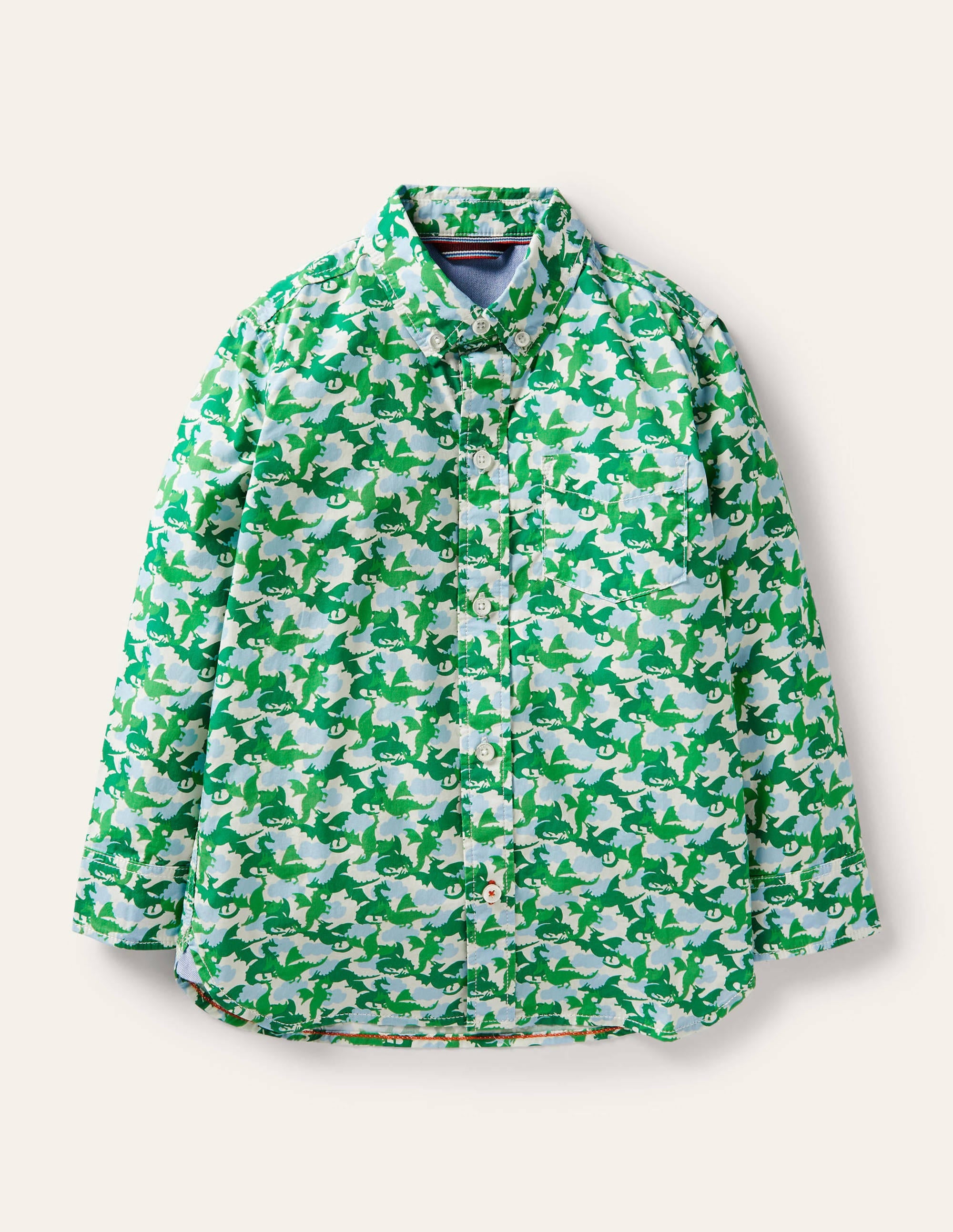 Printed Party Shirt-Highland Green Dragons - Image 1