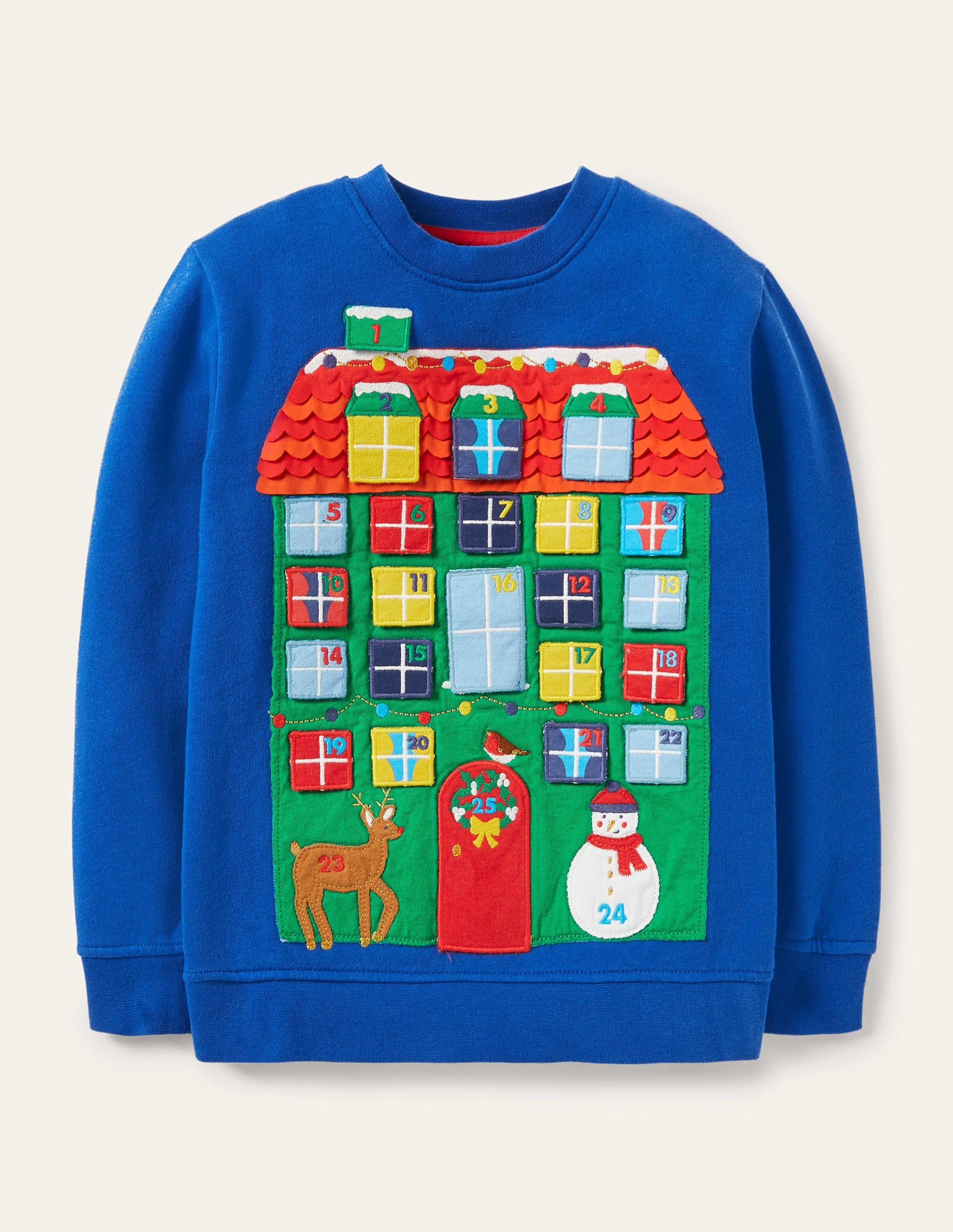 Advent Calendar Sweatshirt-Brilliant Blue - Image 1