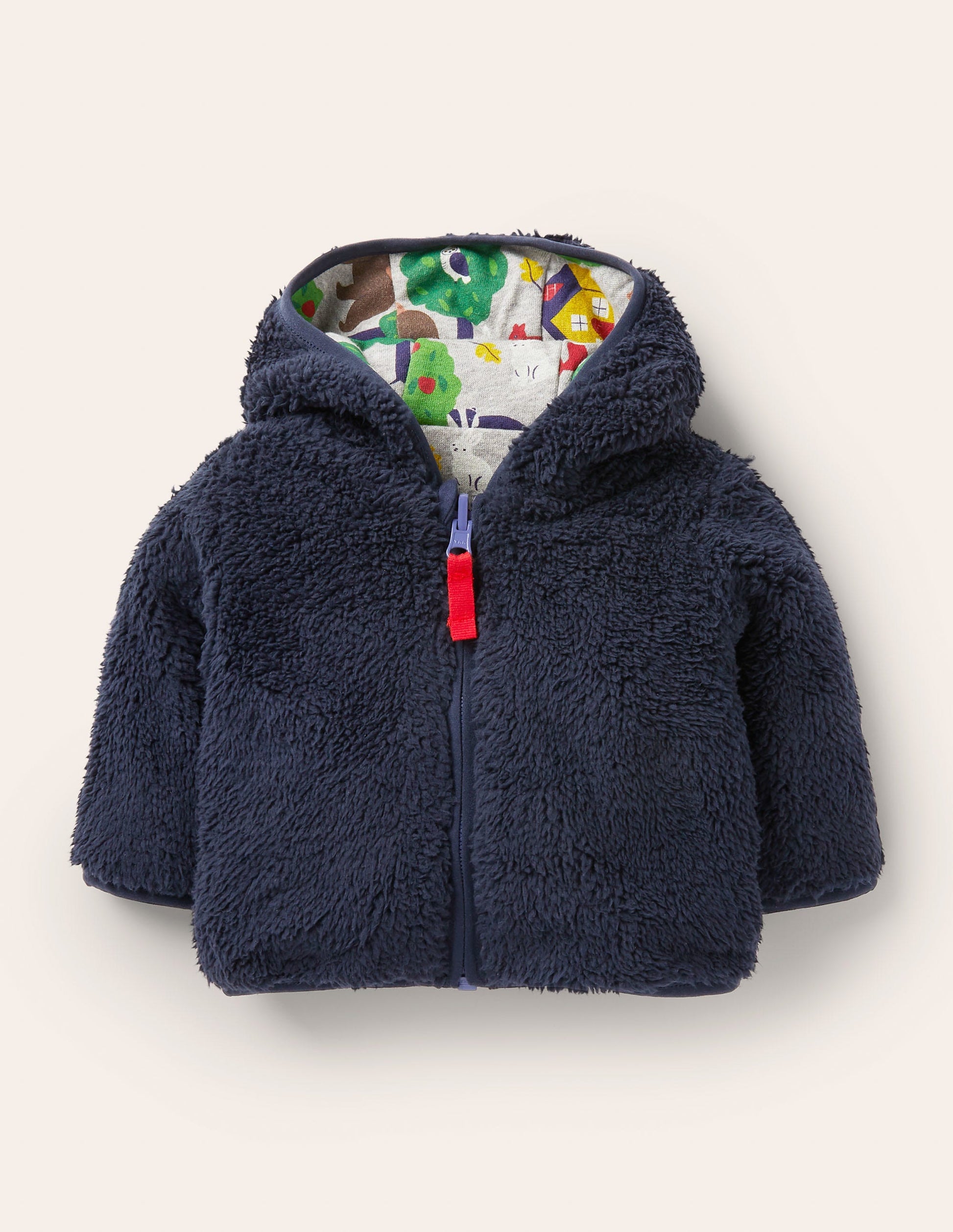 Reversible Jacket-Grey Marl Bears-3
