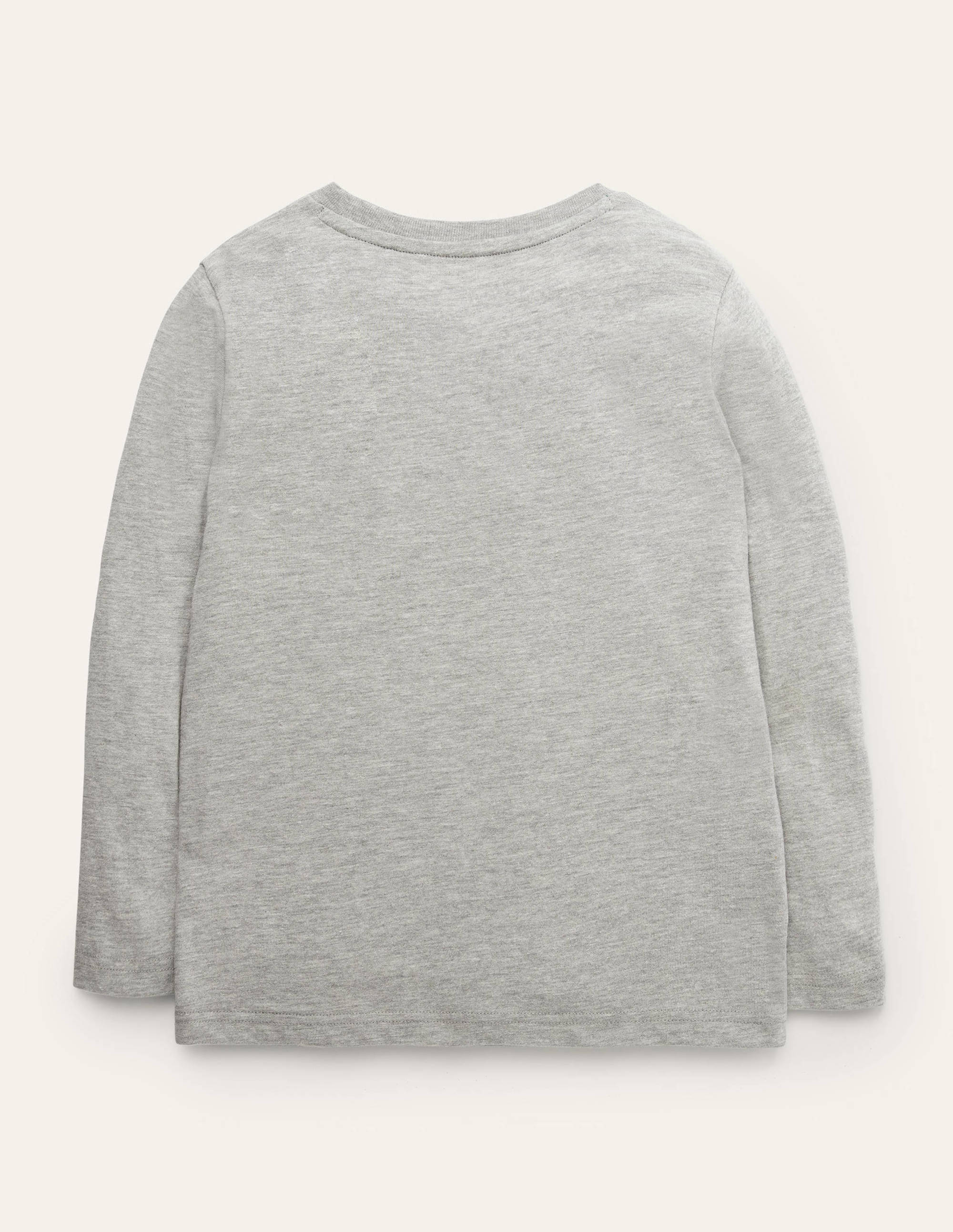 Festive Animal T-shirt-Grey Marl Guinea Pig - Image 2