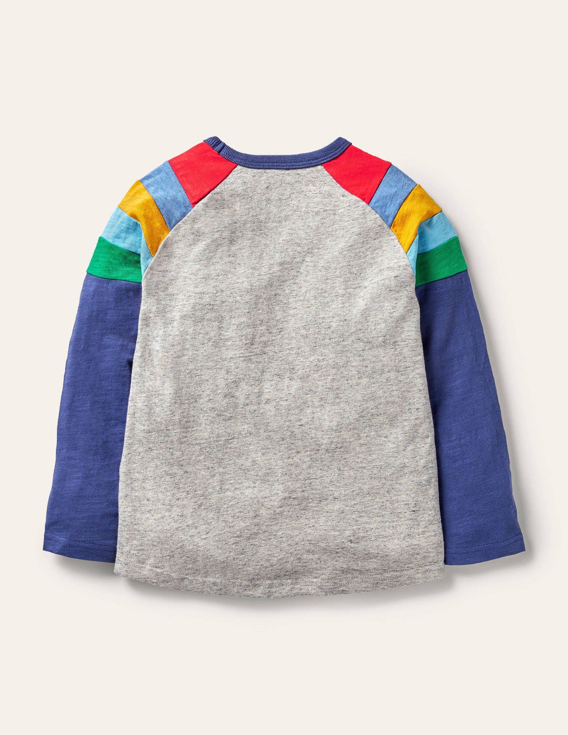 Raglan T-Shirt-Starboard Blue Rainbow-2