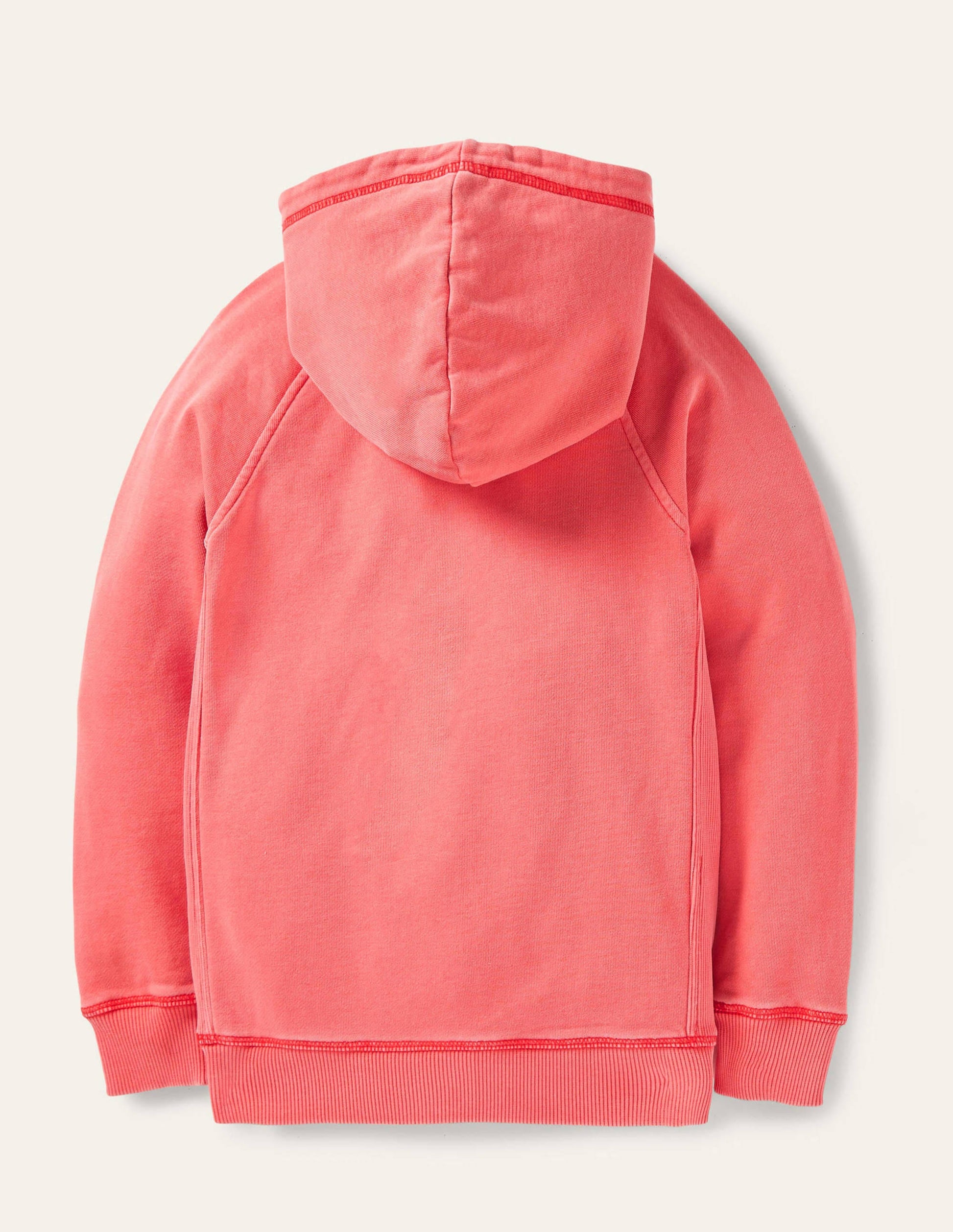 Garment Dye Hoodie-Strawberry Tart Red-2