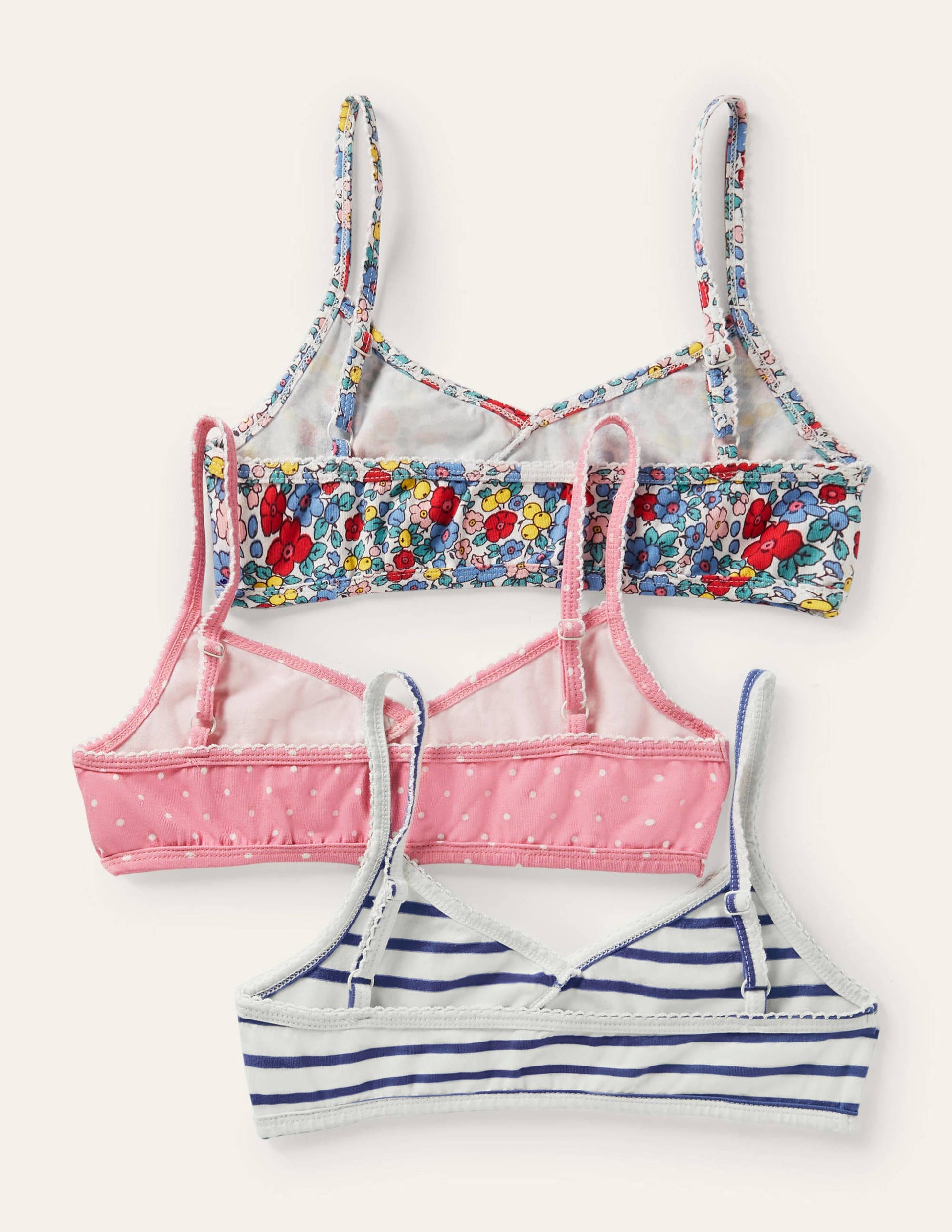 Crossover Training Bra 3 Pack-Multi Floral Spot-2
