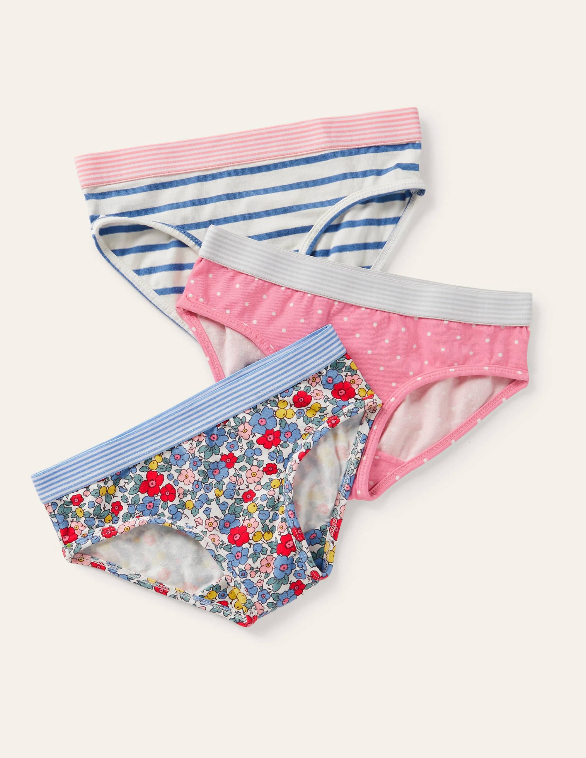 Underwear 3 Pack-Multi Floral Spot - Image 1