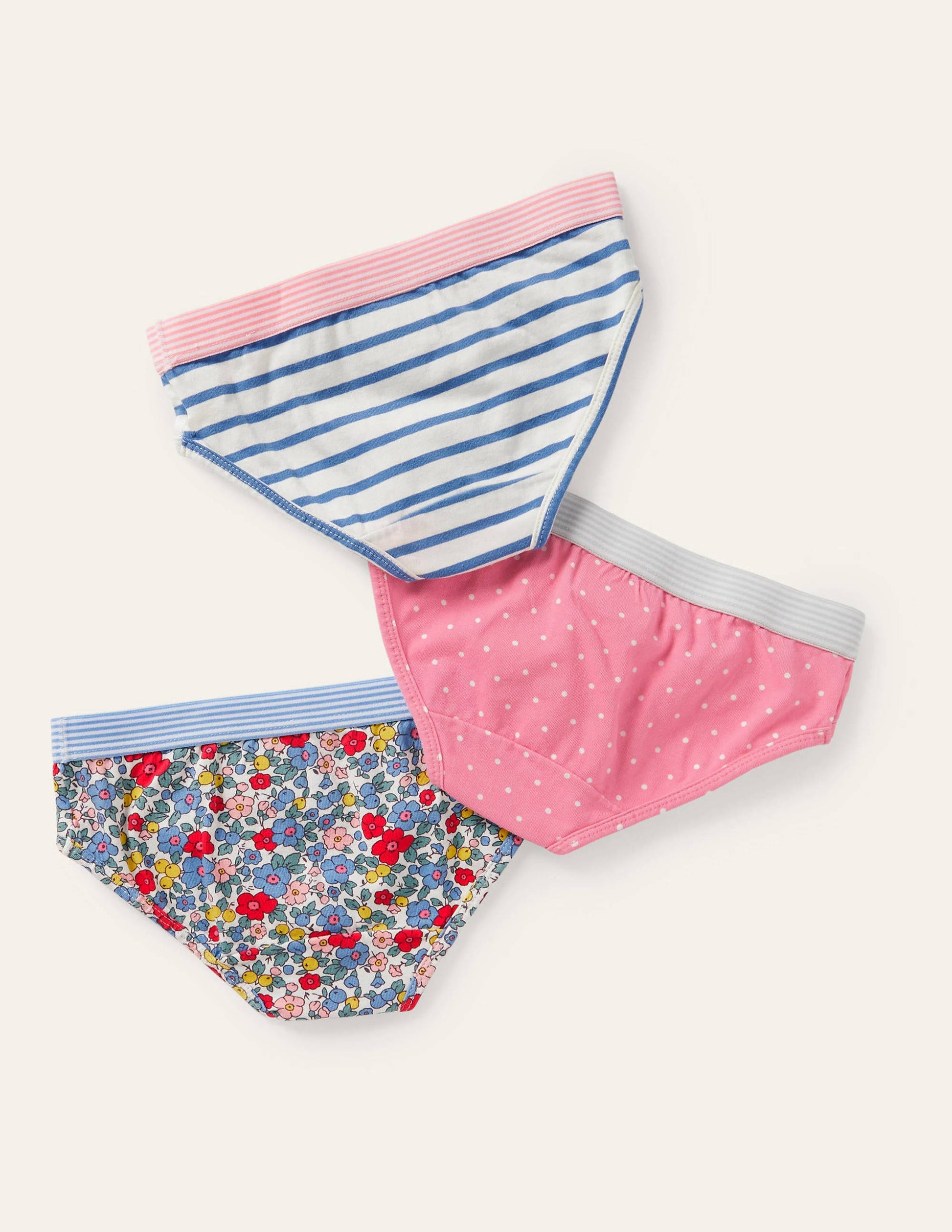Underwear 3 Pack-Multi Floral Spot-2