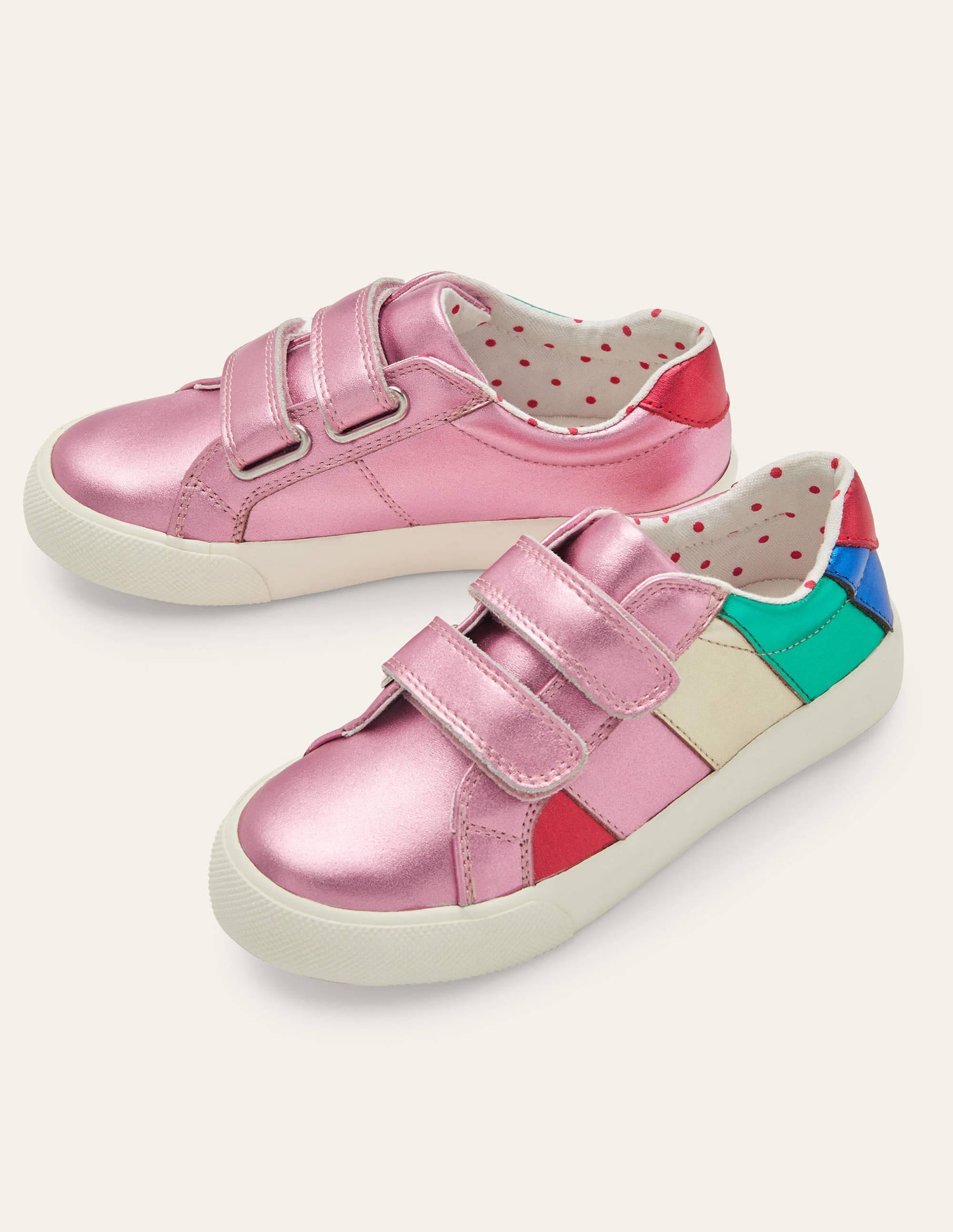 Fun Sneakers-Multi Metallic Rainbow - Image 1