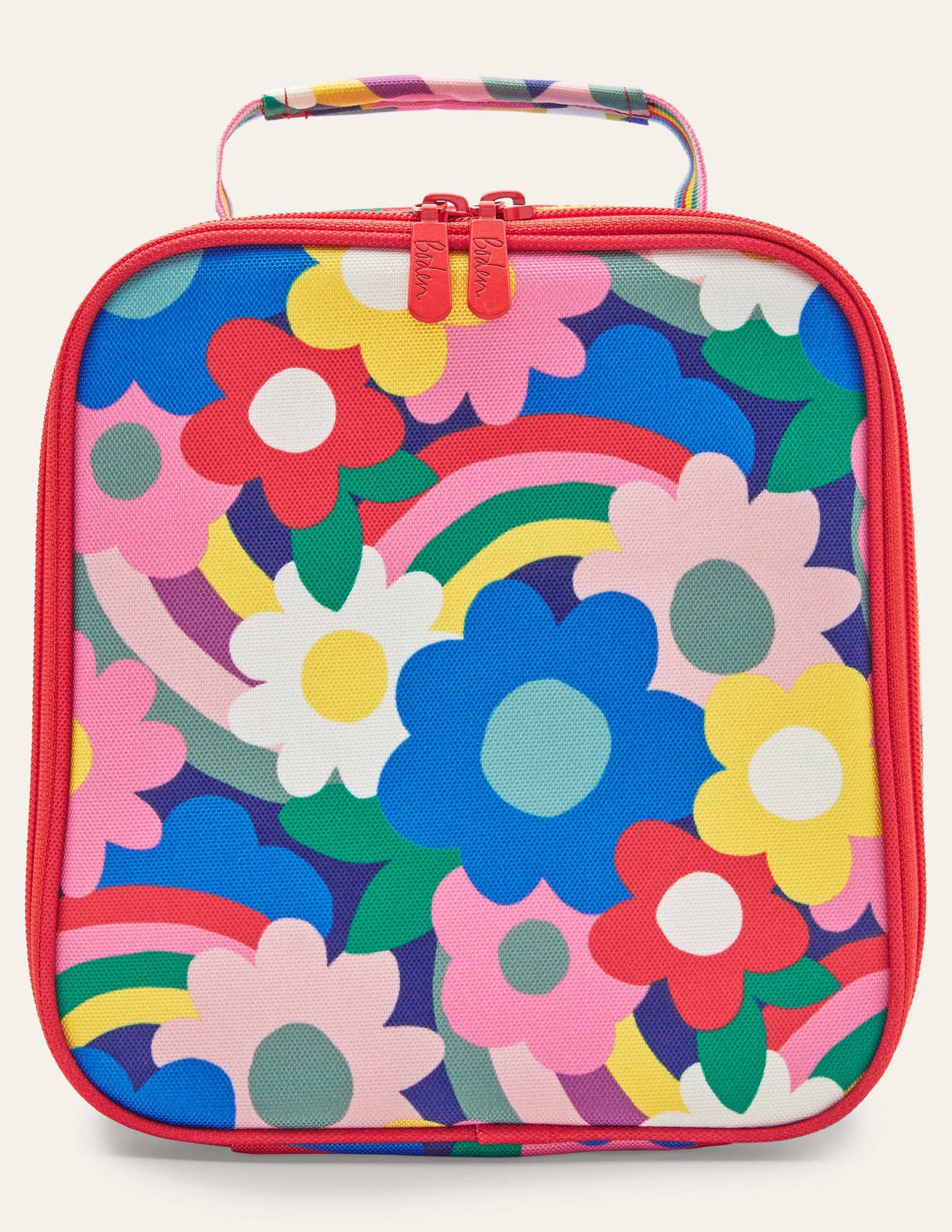 Lunch Bag-Rainbow Flower-1