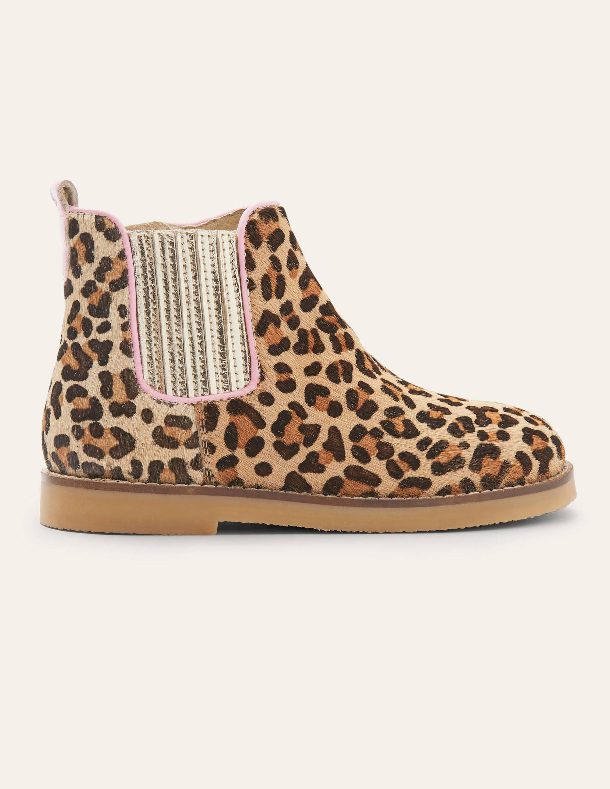 Leather Chelsea Boots-Classic Leopard - Image 2