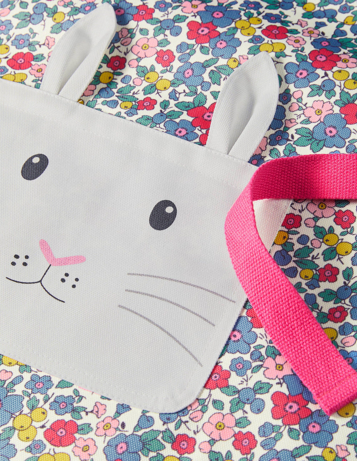 Novelty Apron-Multi Floral Bunny-2