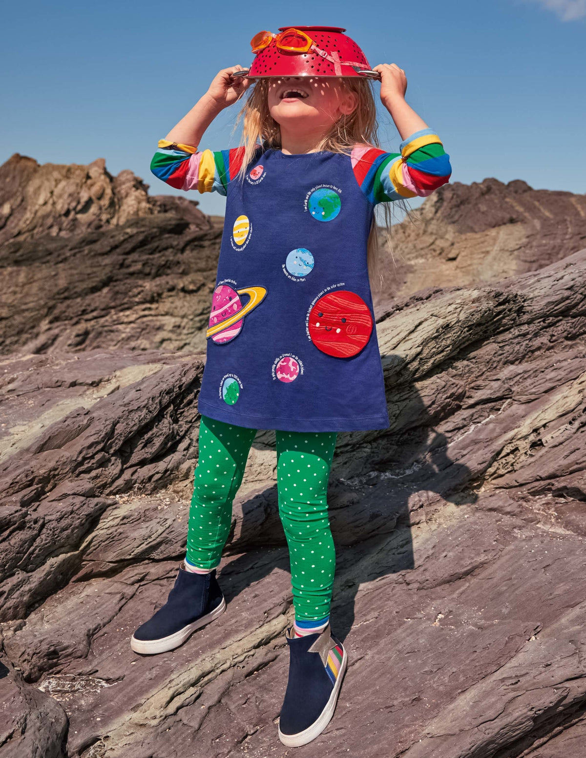 Appliqué Pocket Tunic-Starboard Blue Planets - Image 4