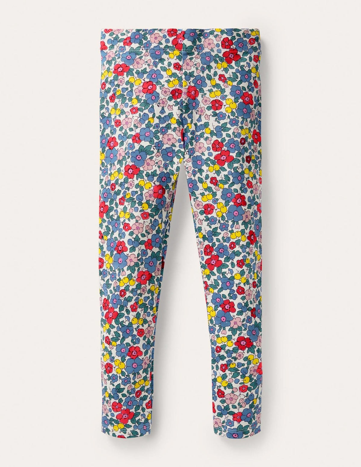 Fun Leggings-Multi Apple Blossom Floral - Image 1
