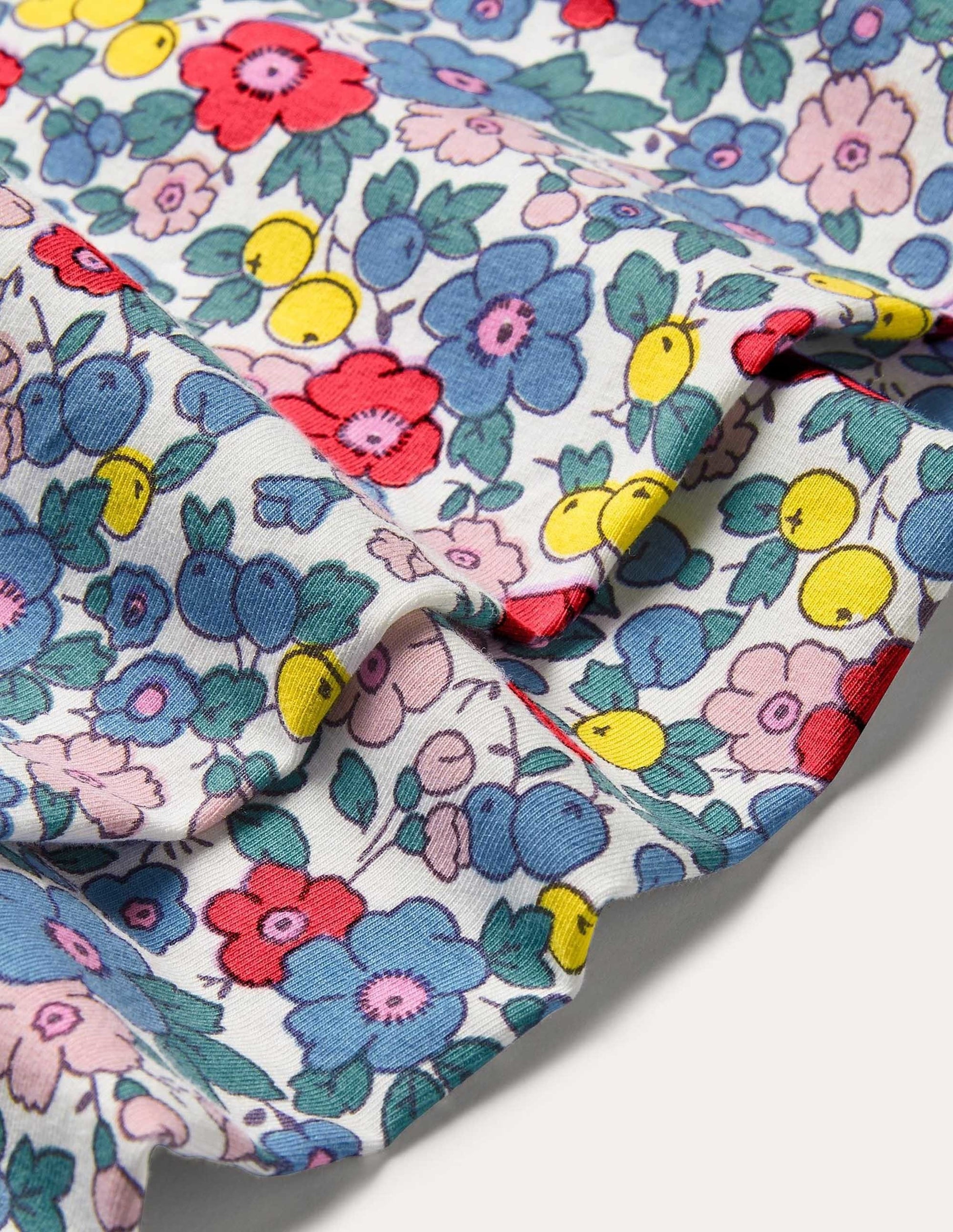 Fun Leggings-Multi Apple Blossom Floral-3