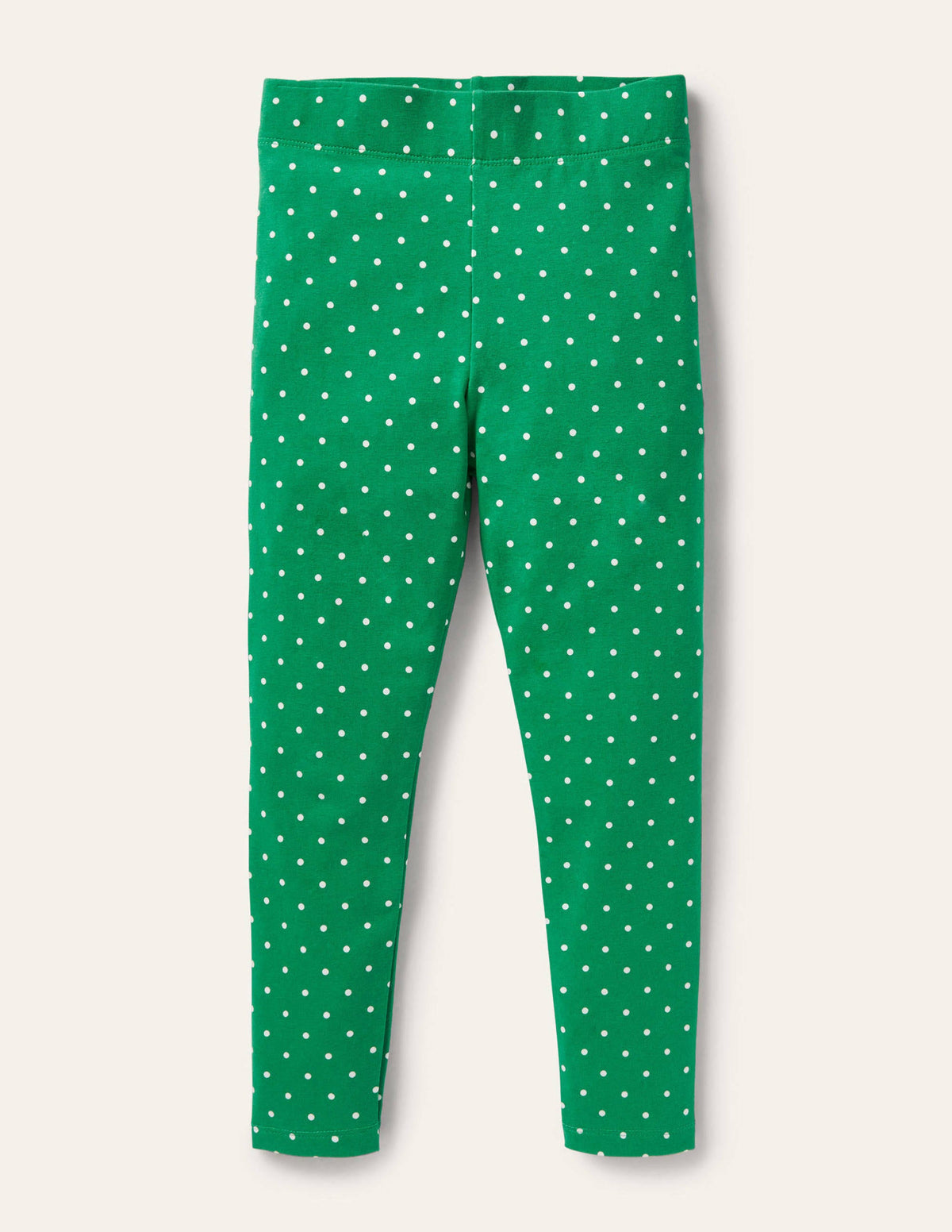Fun Leggings-Highland Green Pin Spot - Image 1