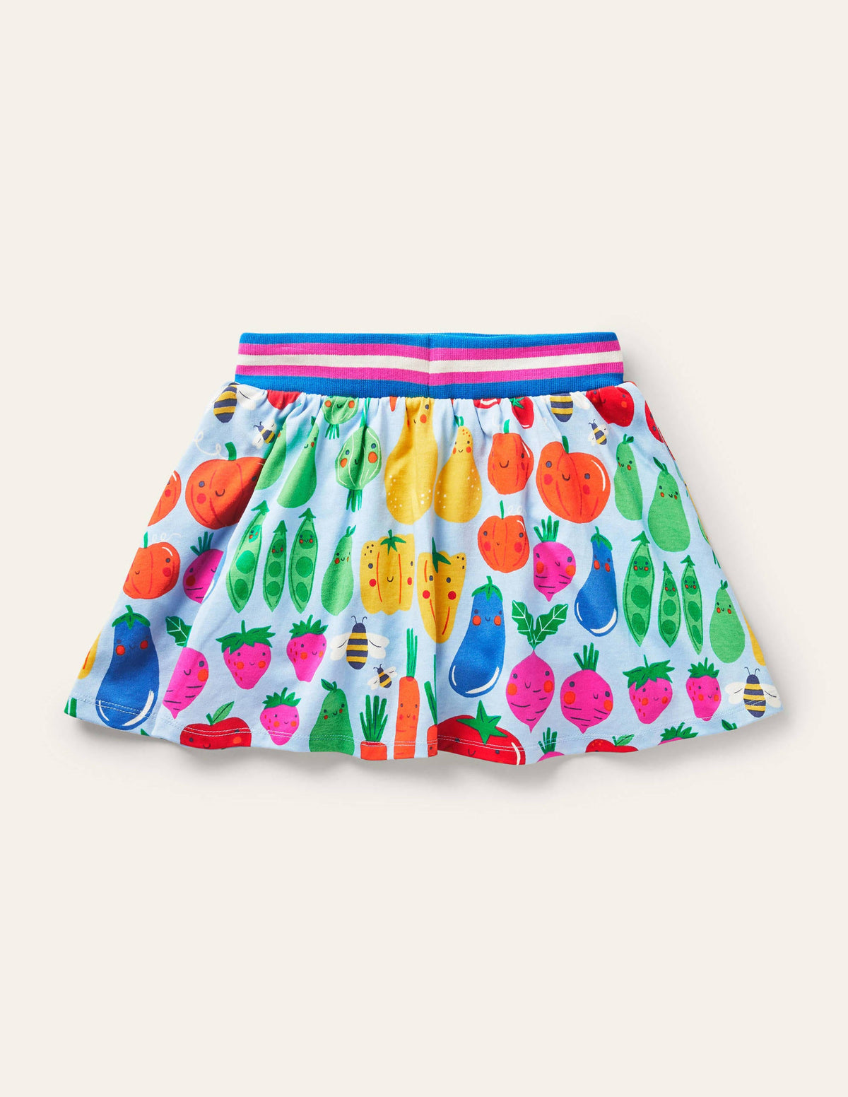 Jersey Skort-Winter Blue Garden Gang - Image 2