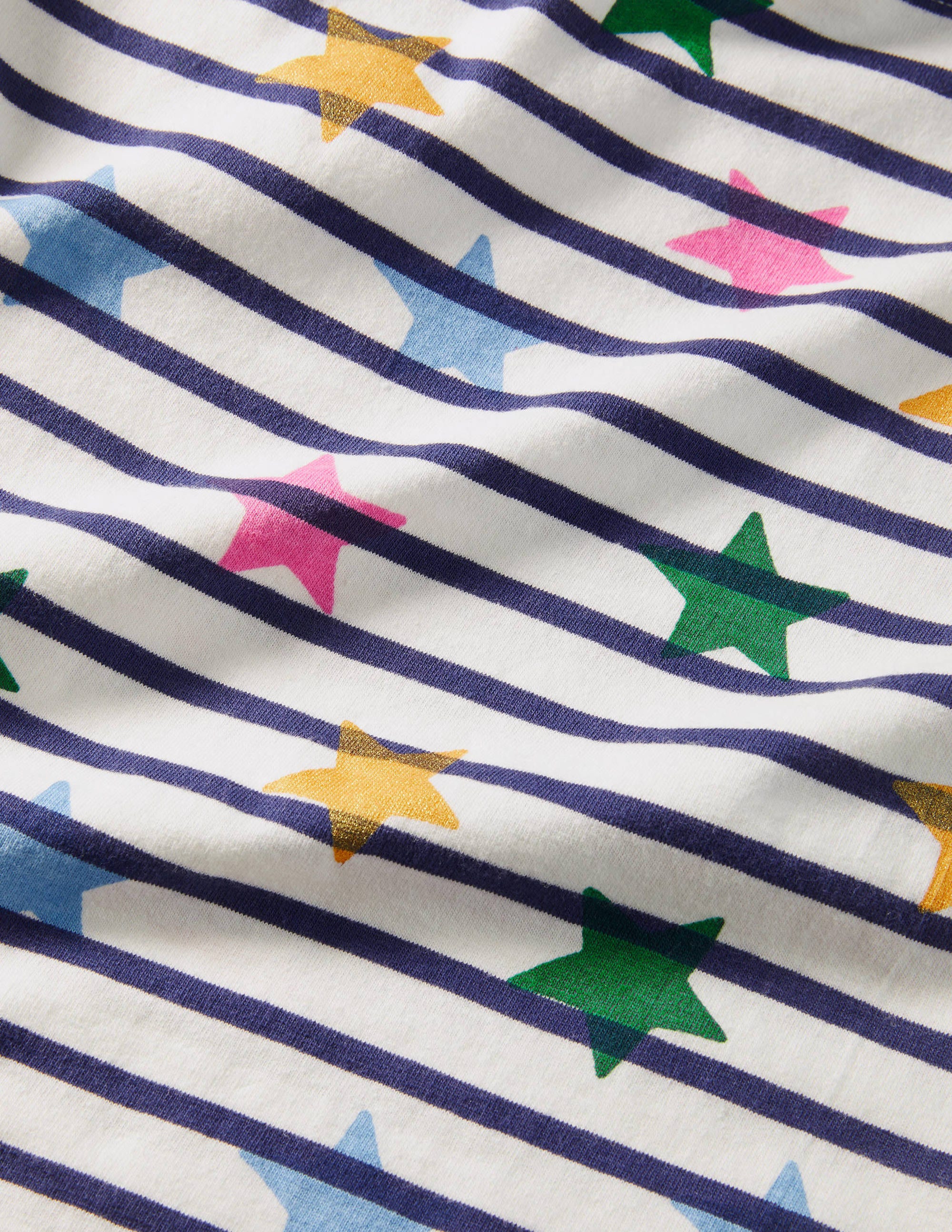 Fun Breton-Ivory/Navy Multi Stars - Image 3