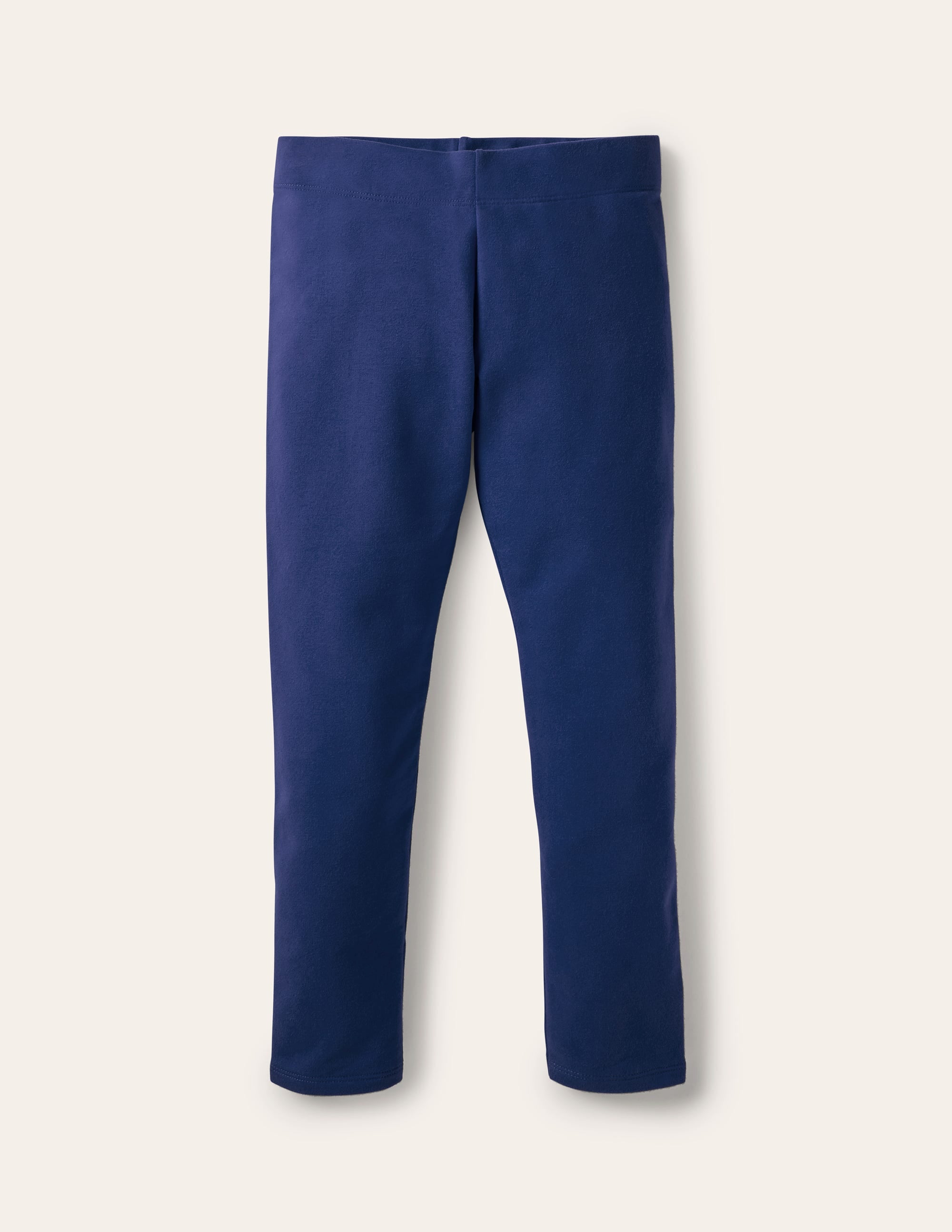 Plain Cosy Leggings-College Navy - Image 1