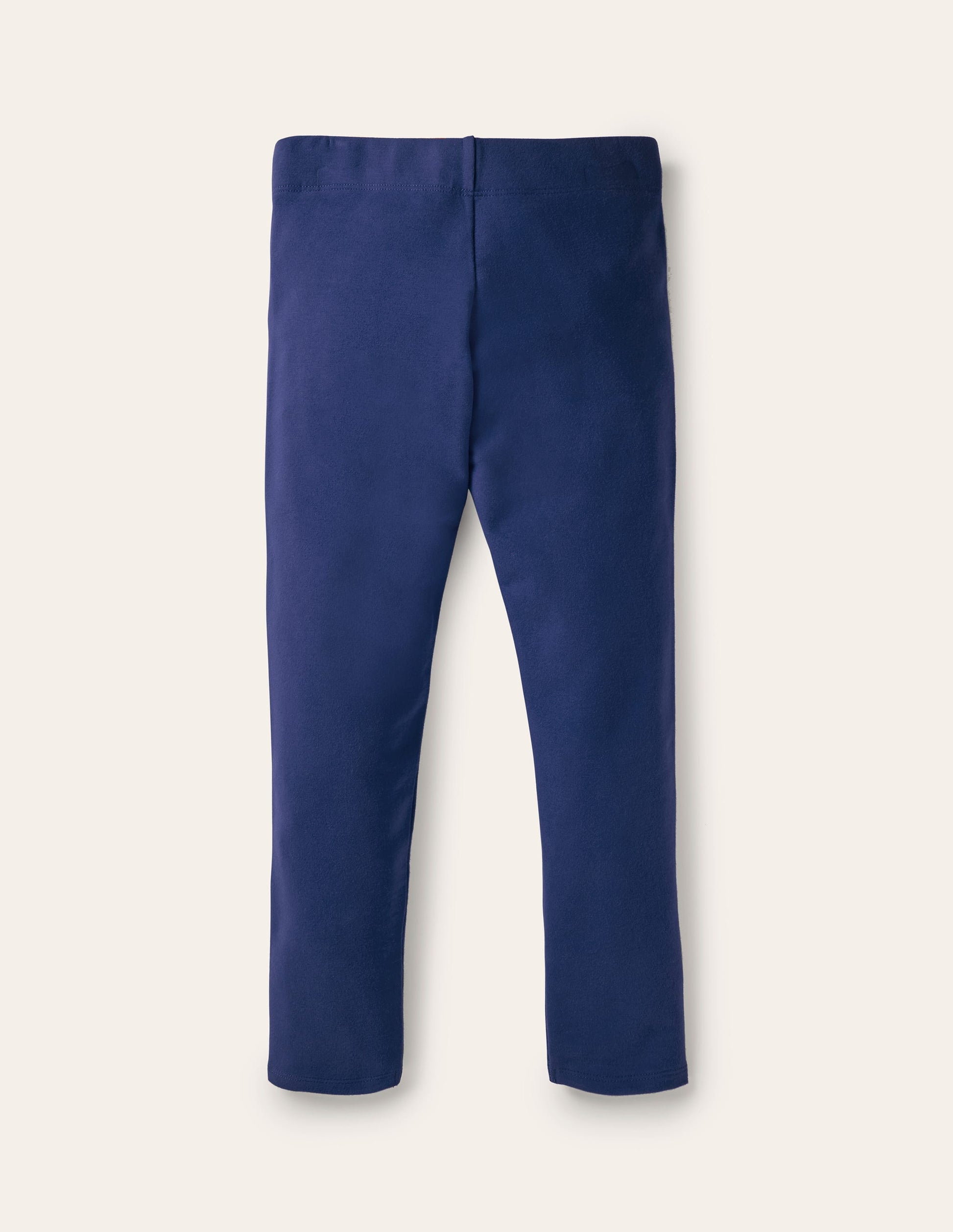 Plain Cosy Leggings-College Navy-2