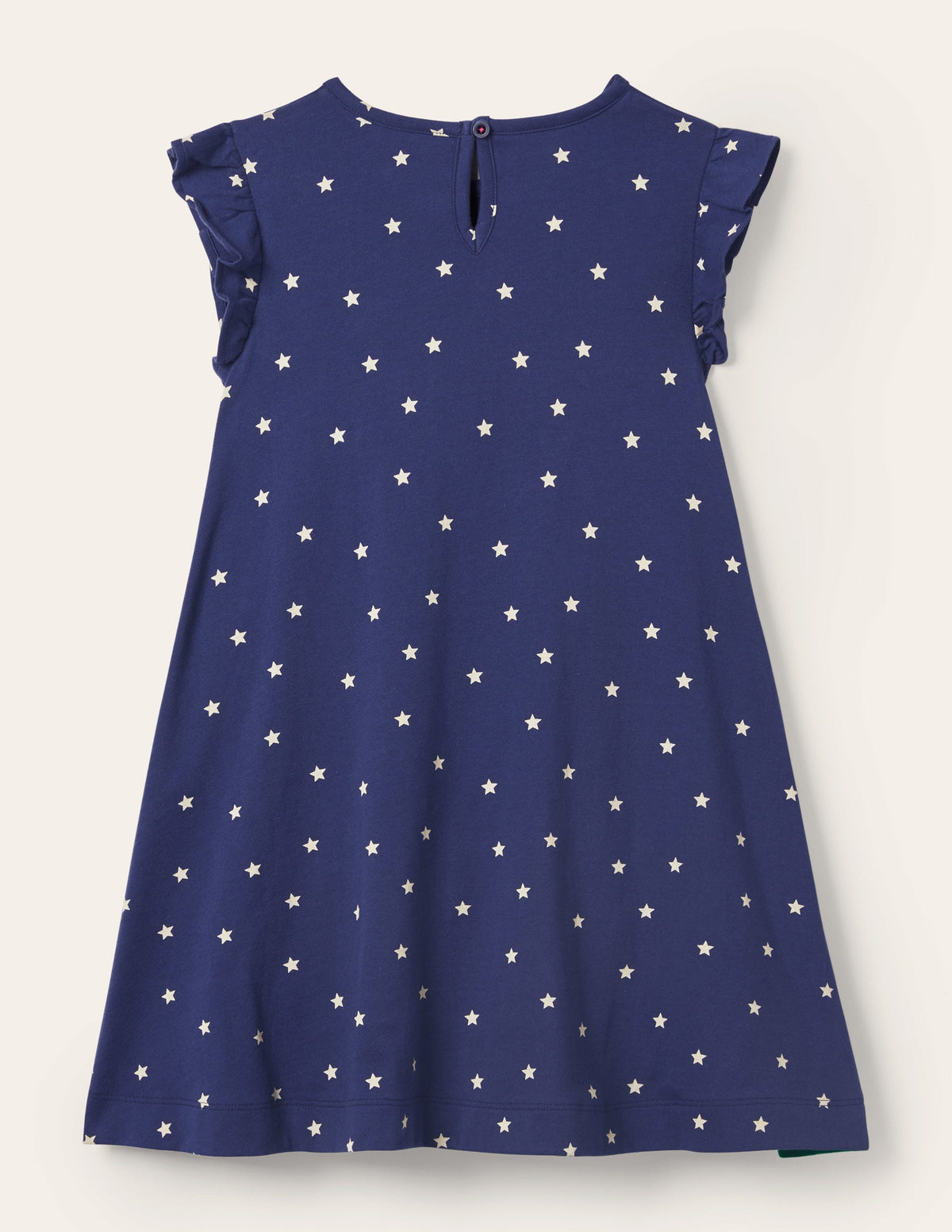 Lift The Flap Jersey Dress-Starboard Blue Tent-2