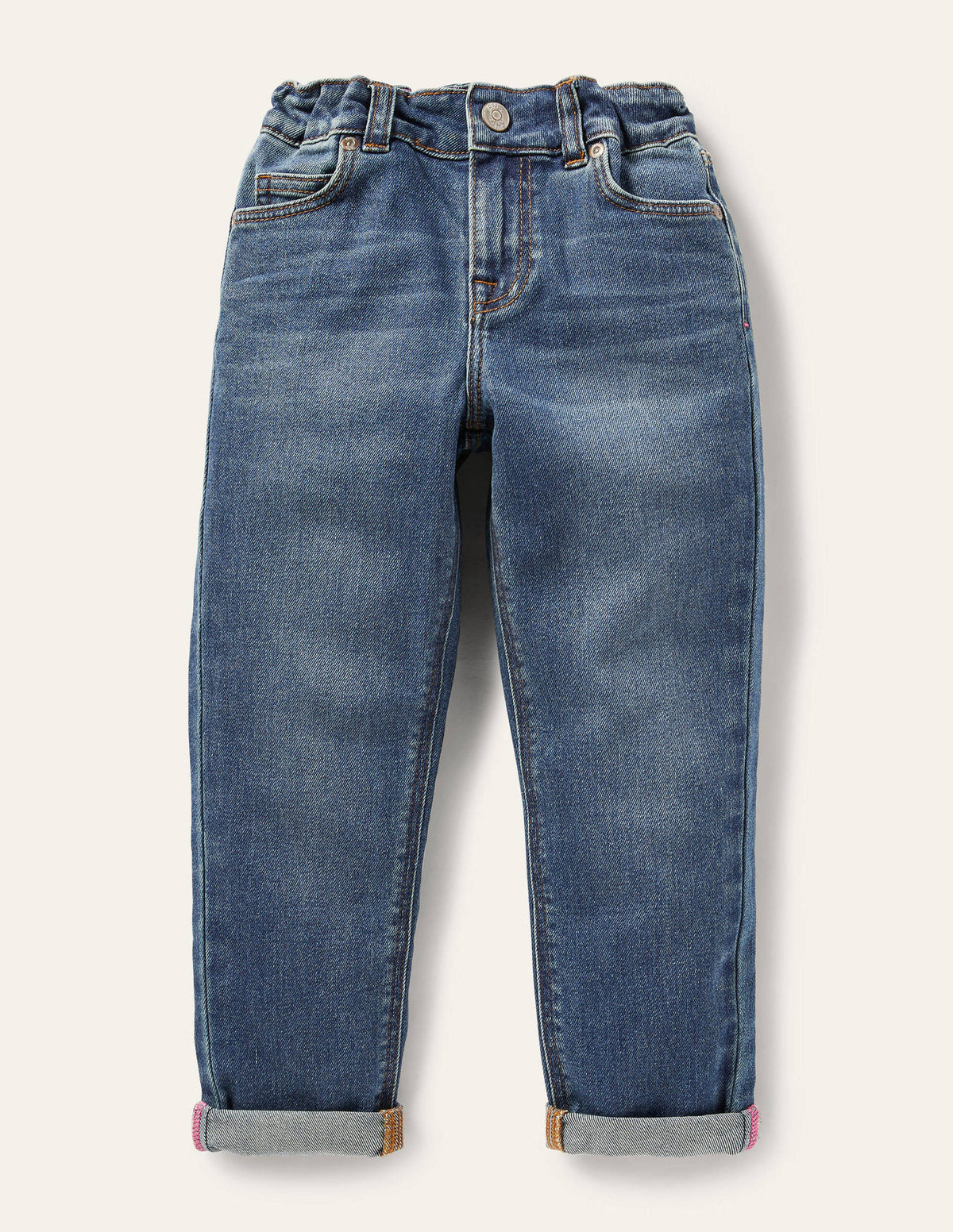 Girlfriend Jeans-Mid Vintage Denim - Image 1