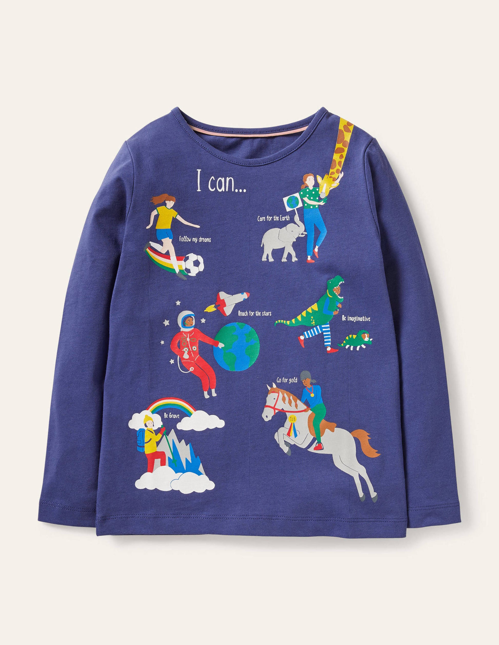 Fun Facts T-shirt-Starboard Blue When I Grow Up-1