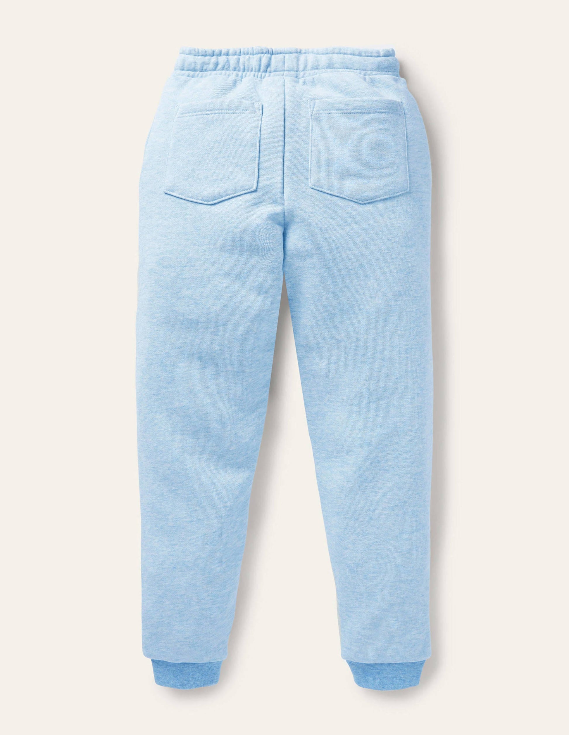 Cosy Appliqué Joggers-Light Blue Marl Rainbow-2
