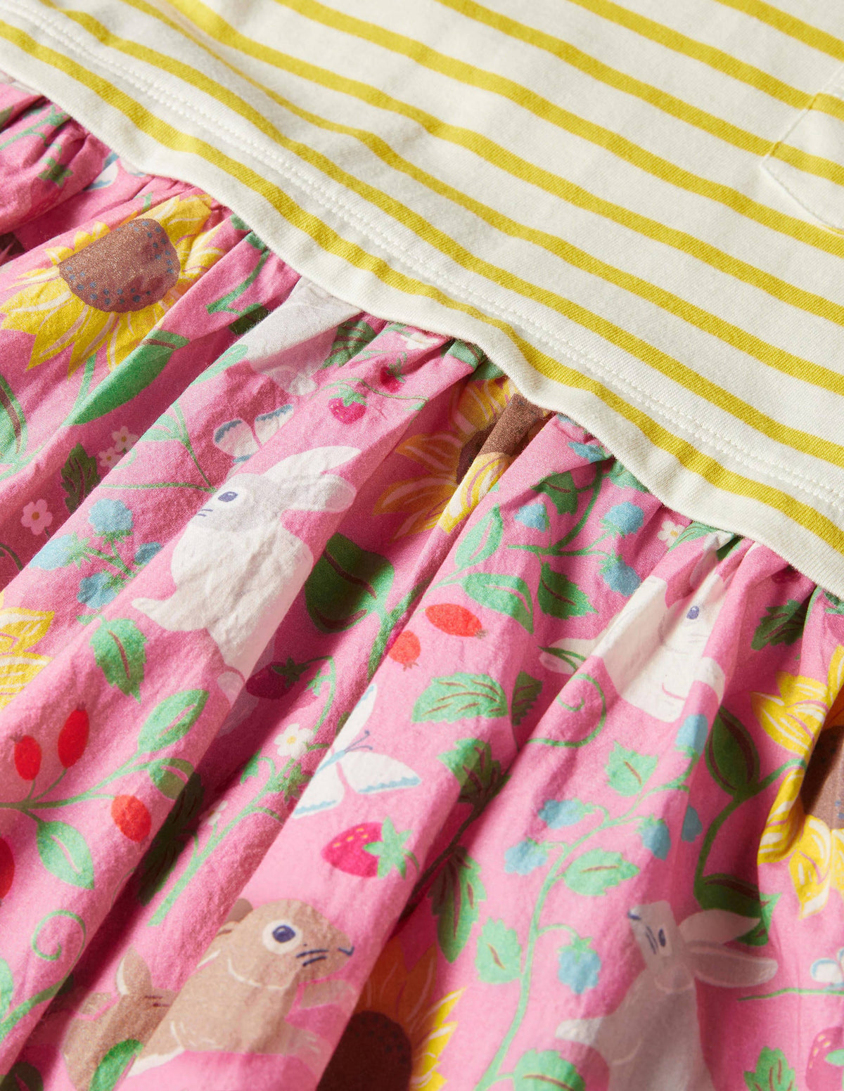 Hotchpotch Dress-Pink Lemonade Berry Patch - Image 3