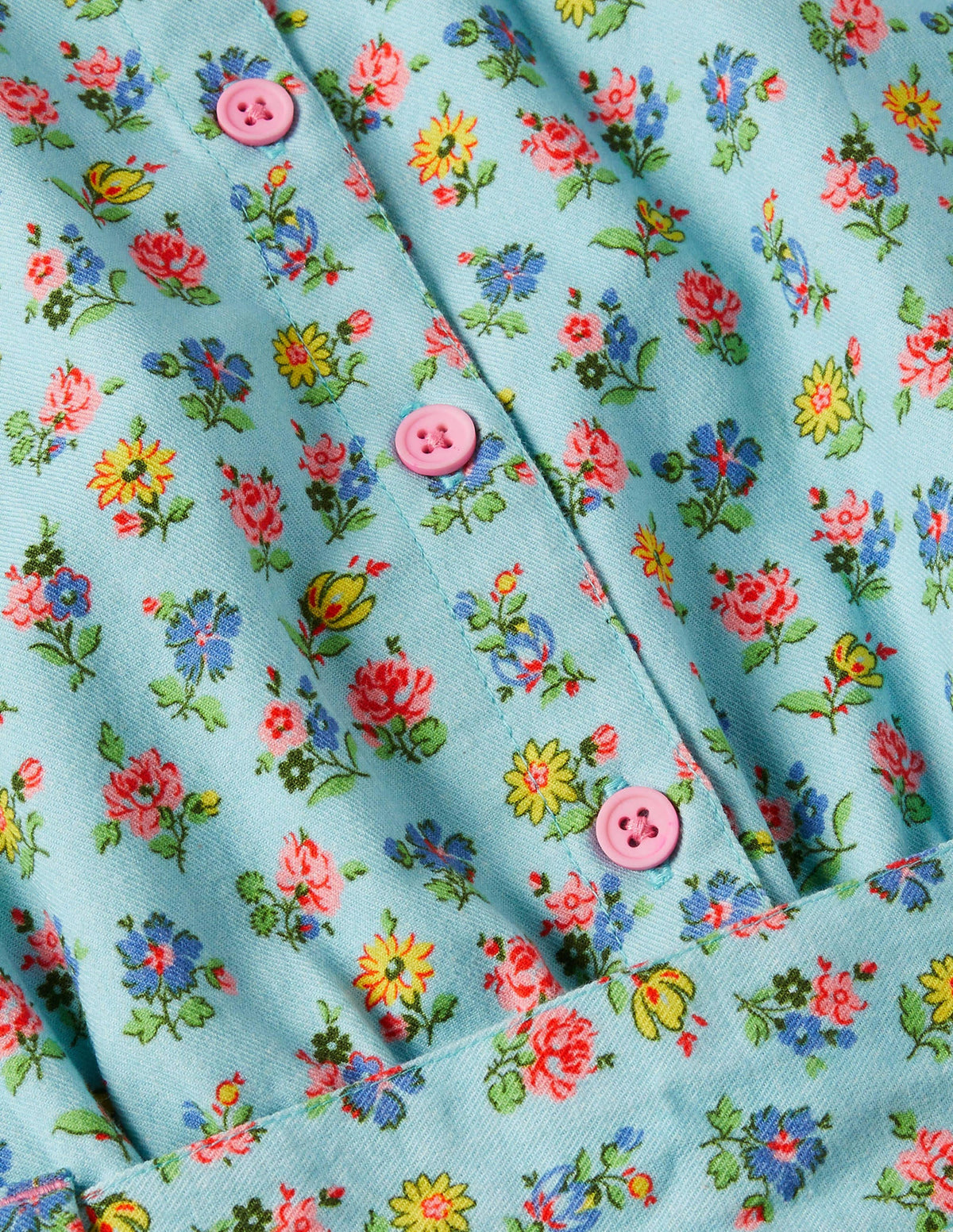 Woven Floral Jumpsuit-Blue Patchwork Floral-3