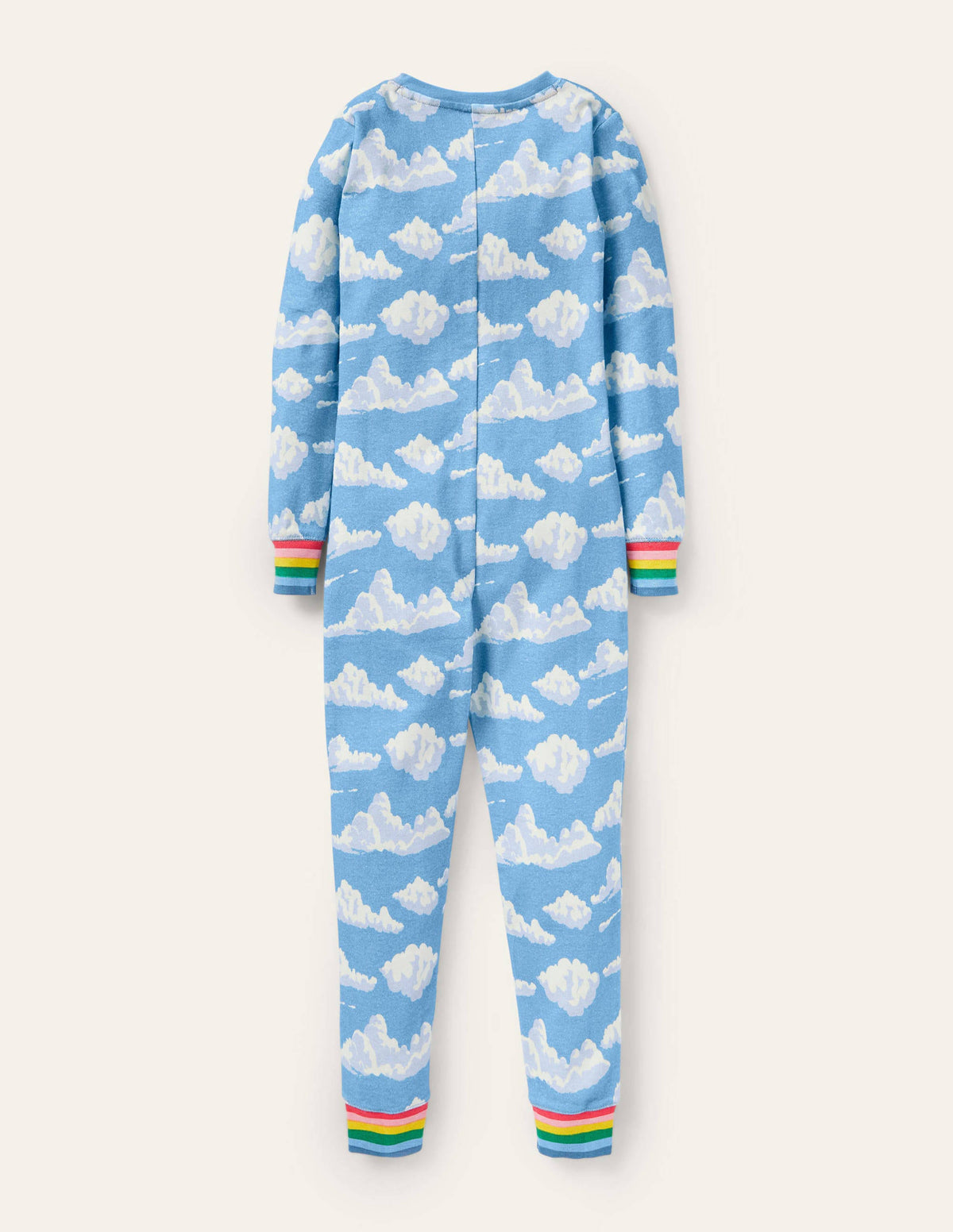 Snug All-in-one Pajamas-Surfboard Blue Clouds - Image 2