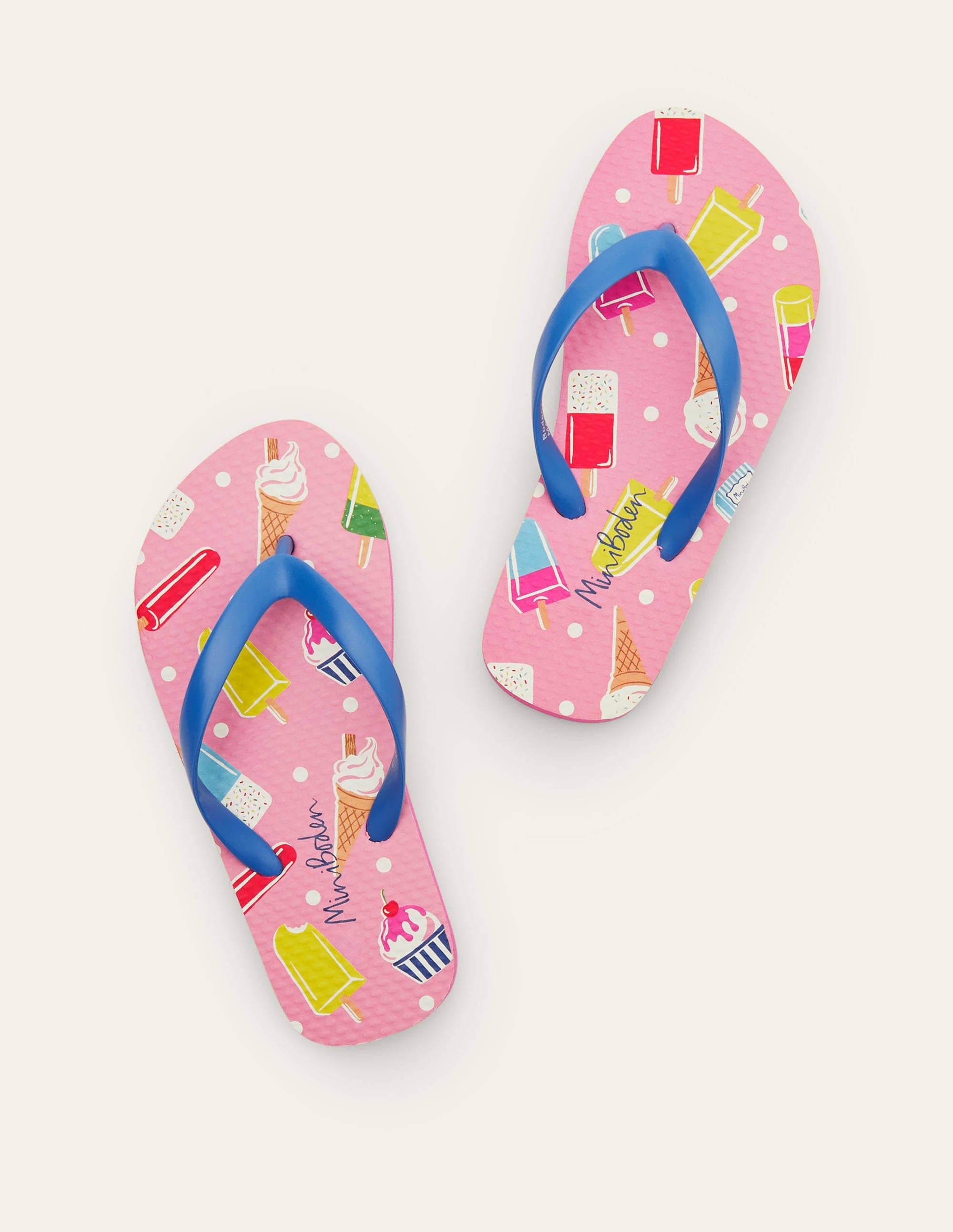 Fun Printed Flip Flops-Multi Ice Creams - Image 1