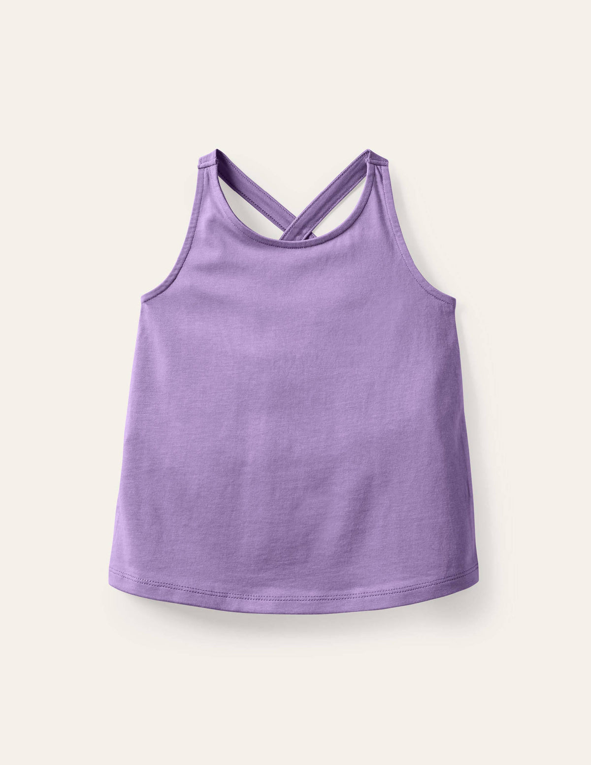 Cross-back Tank-Cool Violet Purple - Image 1