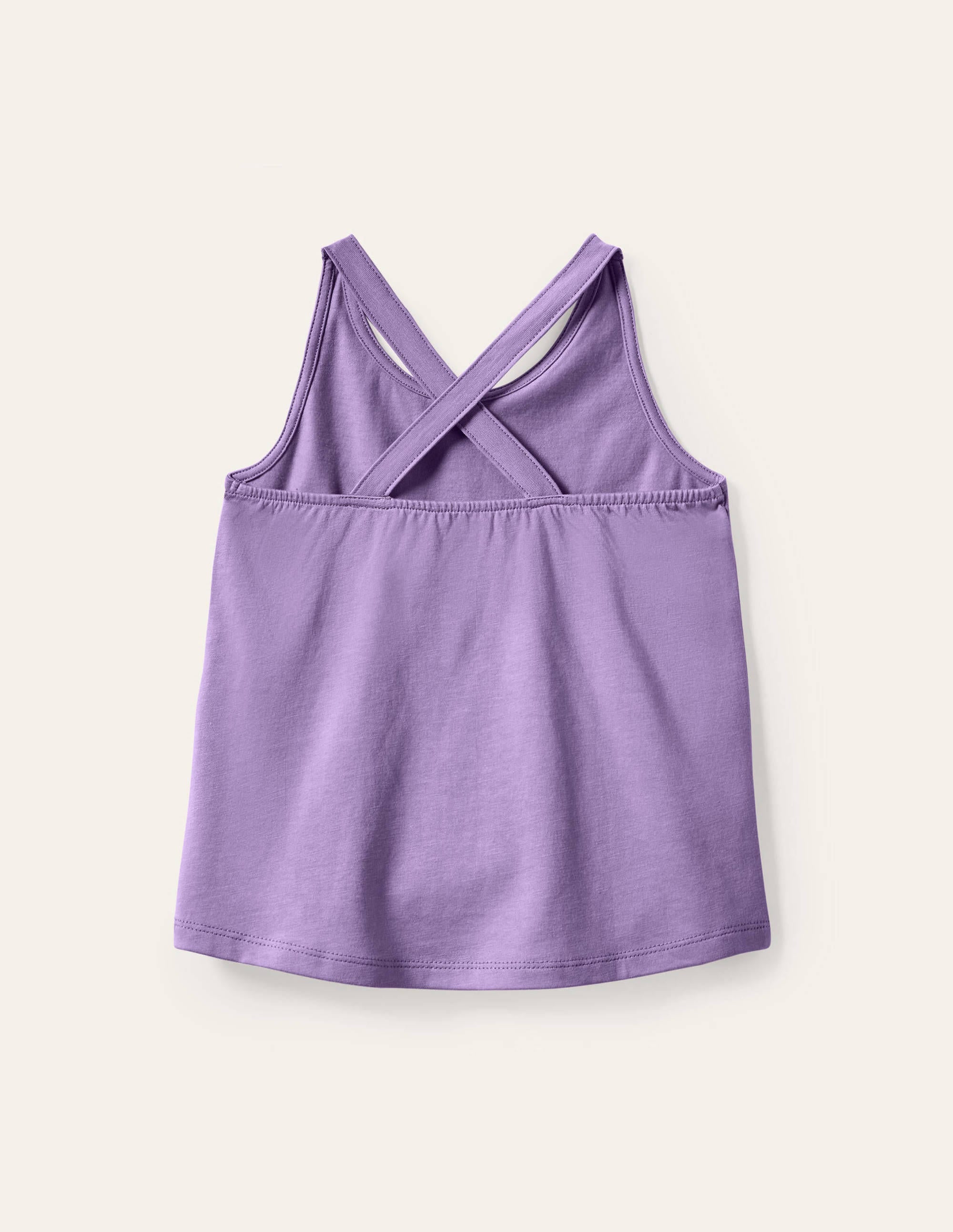 Cross-back Tank-Cool Violet Purple - Image 2