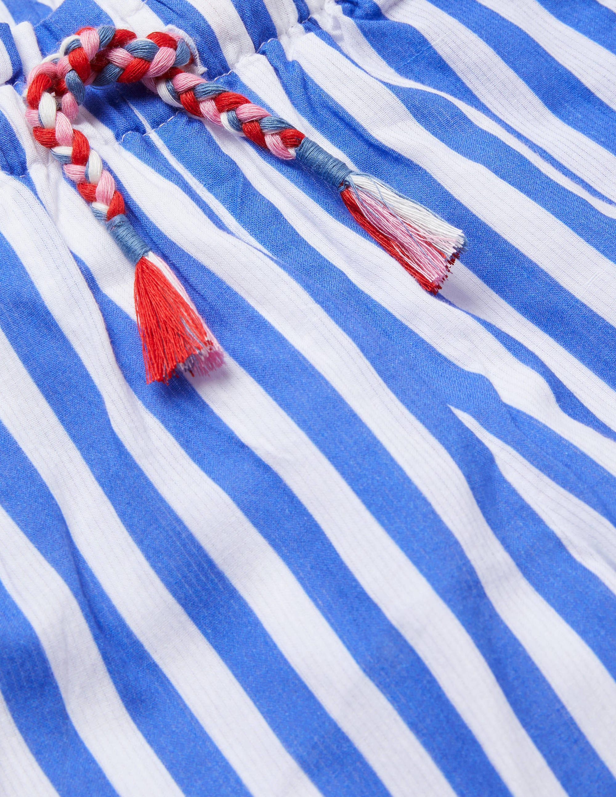 Printed Woven culottes-Elizabethan Blue/ White - Image 3