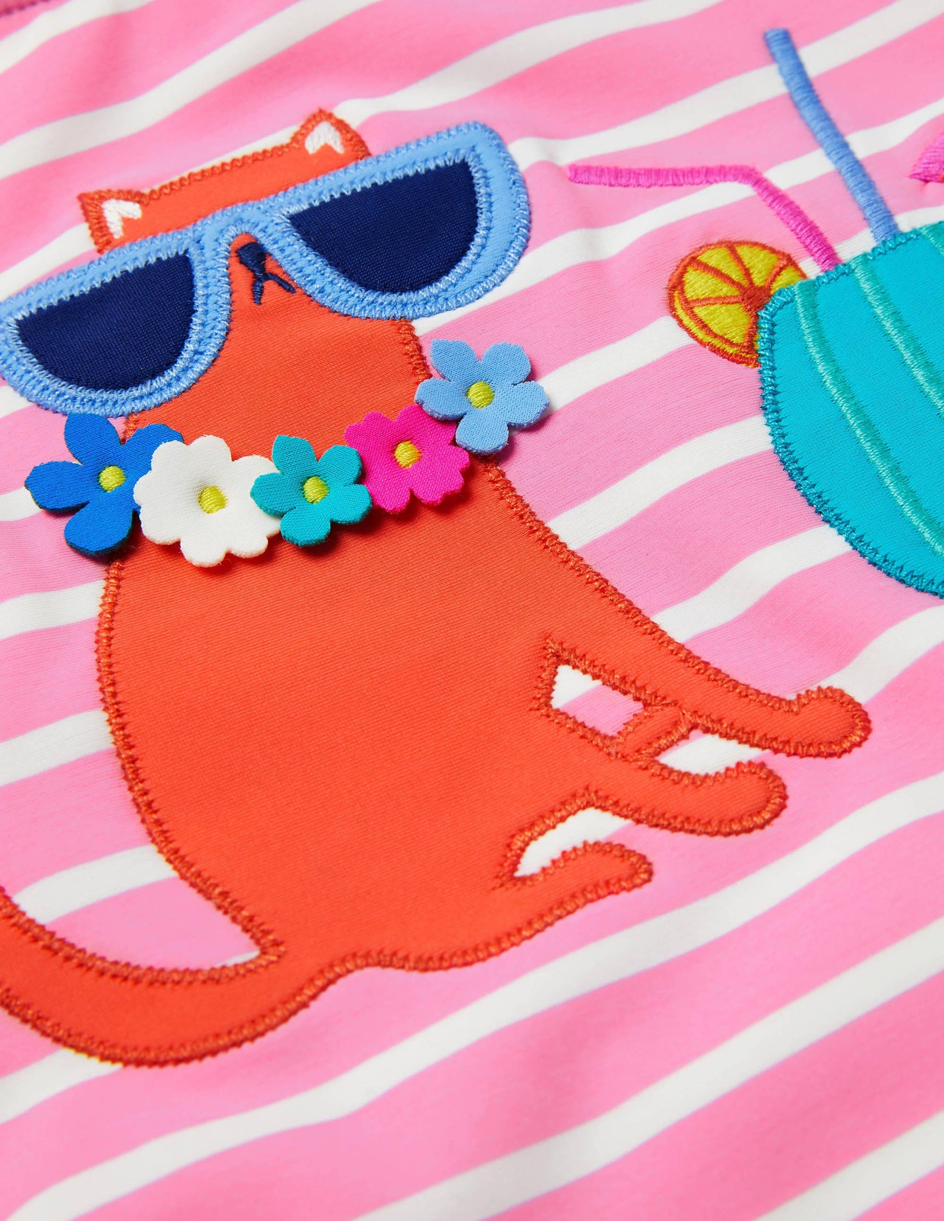 Racerback Logo Swimsuit-Plum Blossom Pink/ Ivory Cat-3