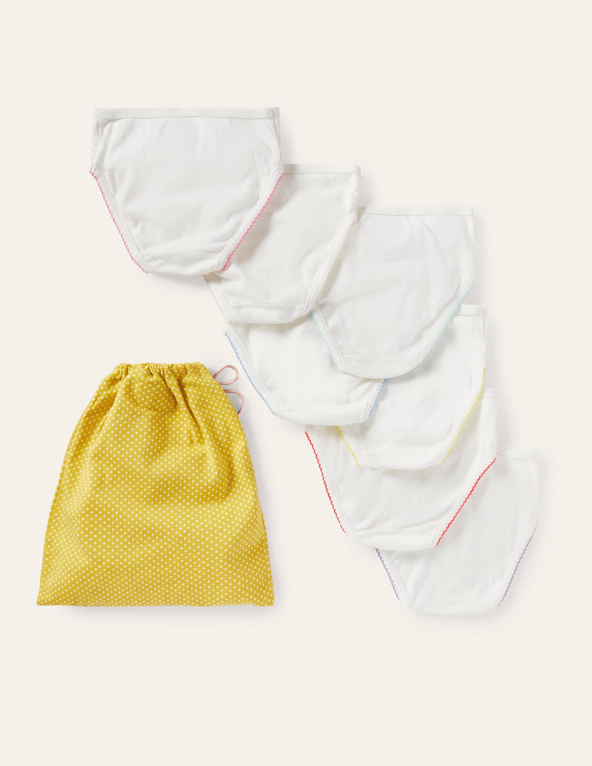 Underwear 7 Pack-Ivory Floral Pets-2