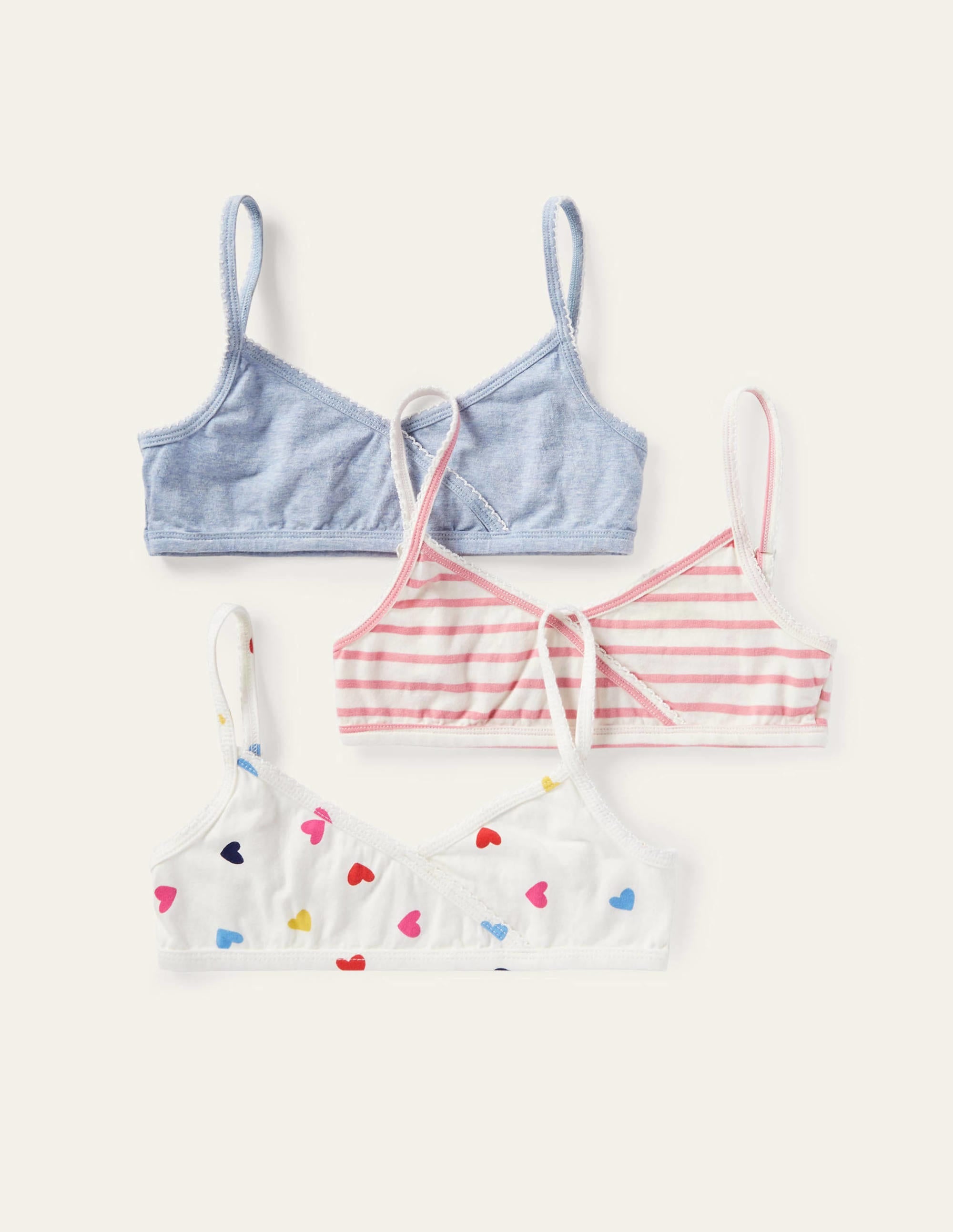Crossover Crop Tops 3 Pack-Multi - Image 1